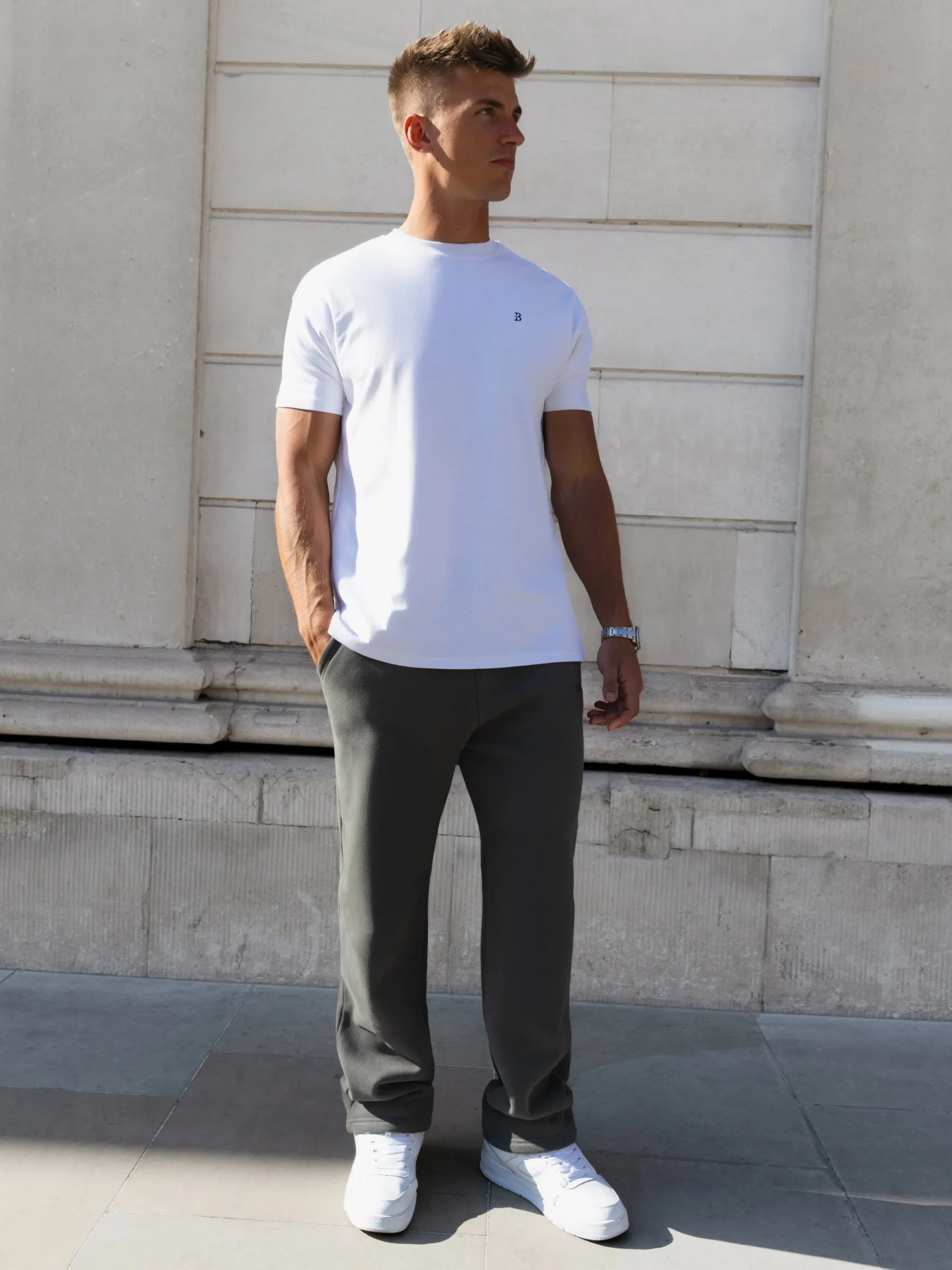 Declan Relaxed Sweatpants - Khaki Grey sold by Blakely product image thumbnail 3