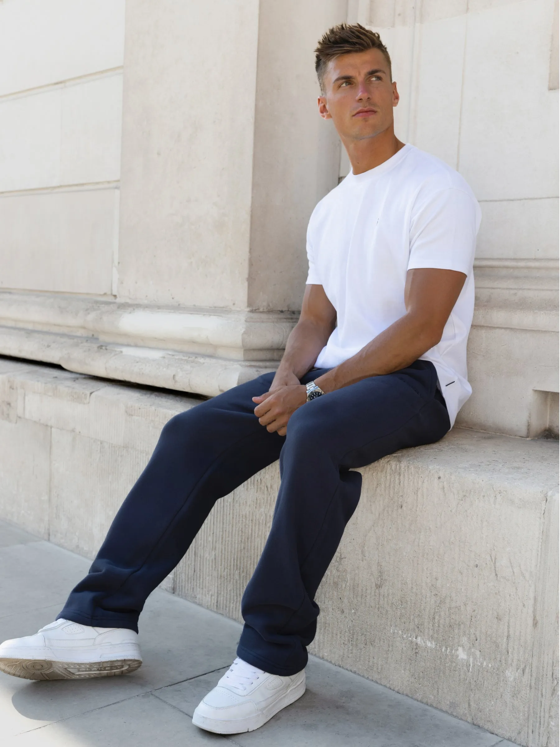 Declan Relaxed Sweatpants - True Navy sold by Blakely product image thumbnail 3