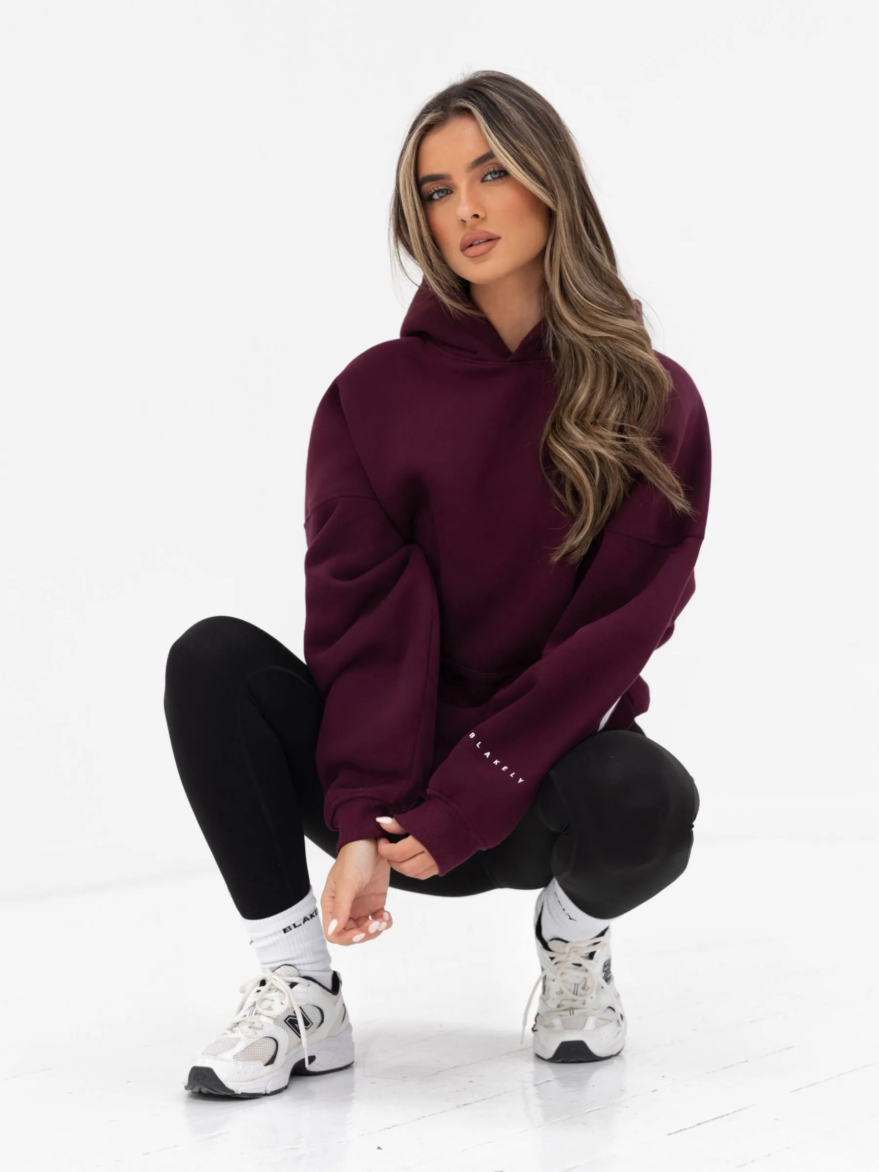 Isabel Oversized Hoodie - Dark Cherry sold by Blakely product image thumbnail 2