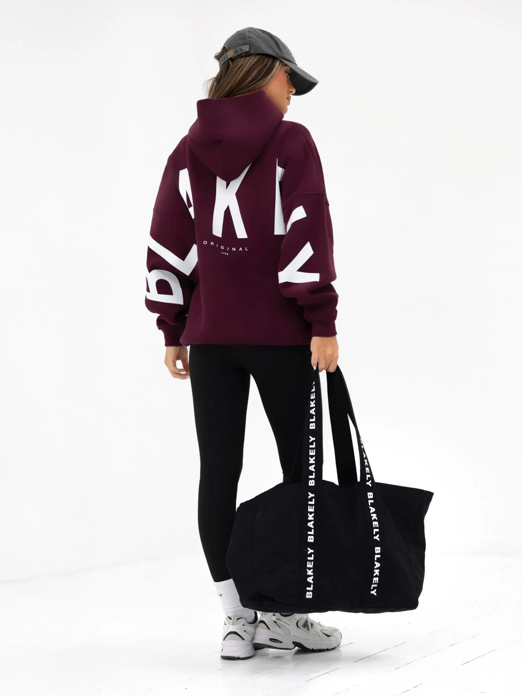 Isabel Oversized Hoodie - Dark Cherry sold by Blakely product image thumbnail 5