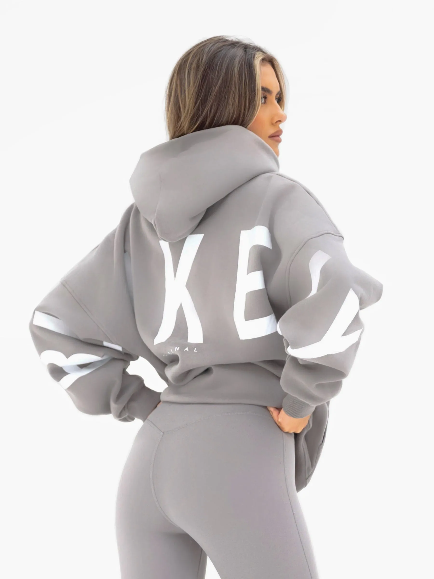 Isabel Oversized Hoodie - Mid Grey sold by Blakely