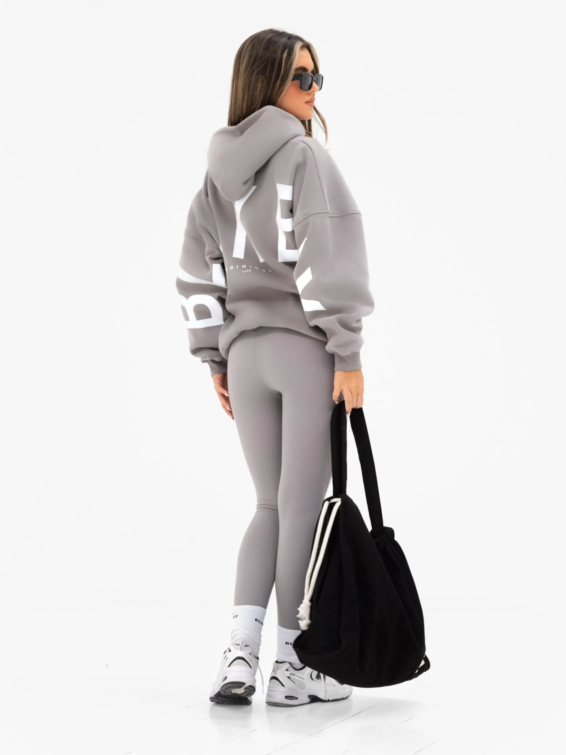 Isabel Oversized Hoodie - Mid Grey sold by Blakely product image thumbnail 3