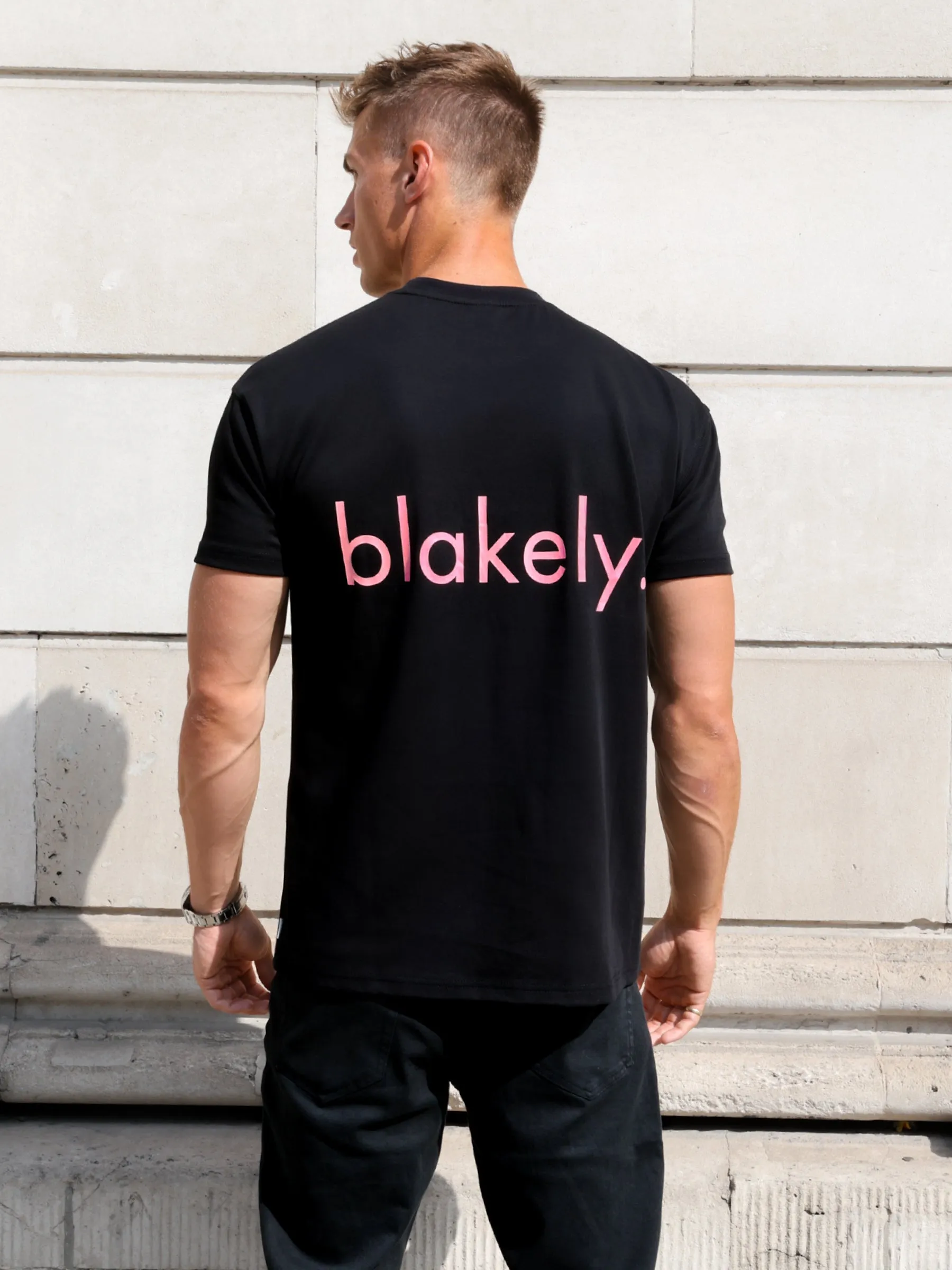 Leo Relaxed T-Shirt - Black sold by Blakely