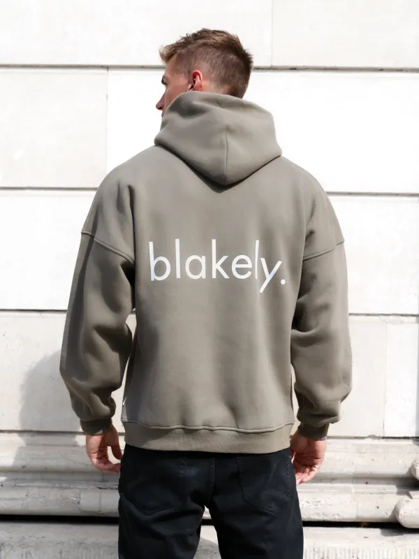 Leo Relaxed Hoodie - Safari Green sold by Blakely