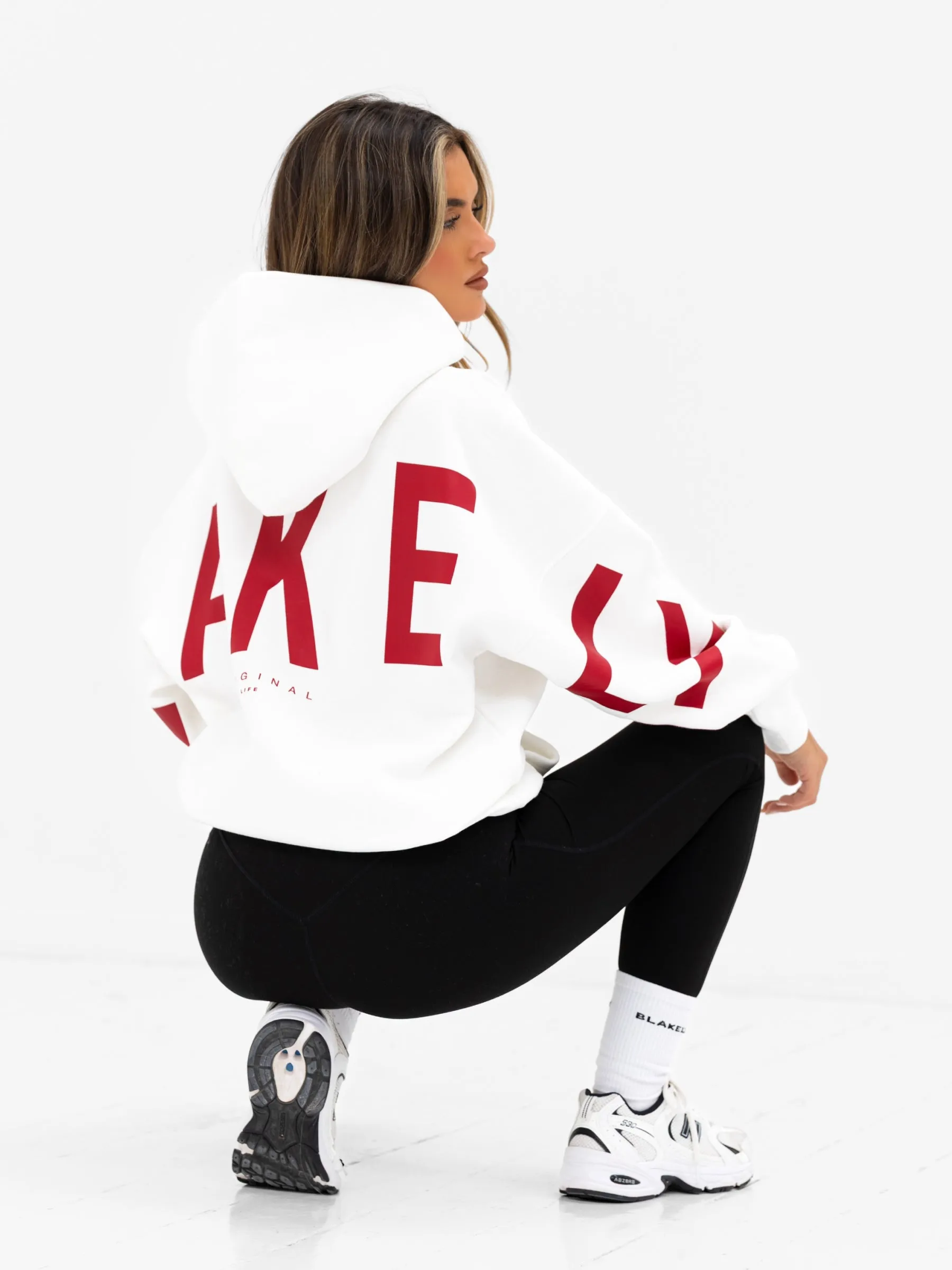 Isabel Oversized Hoodie - Flat White sold by Blakely