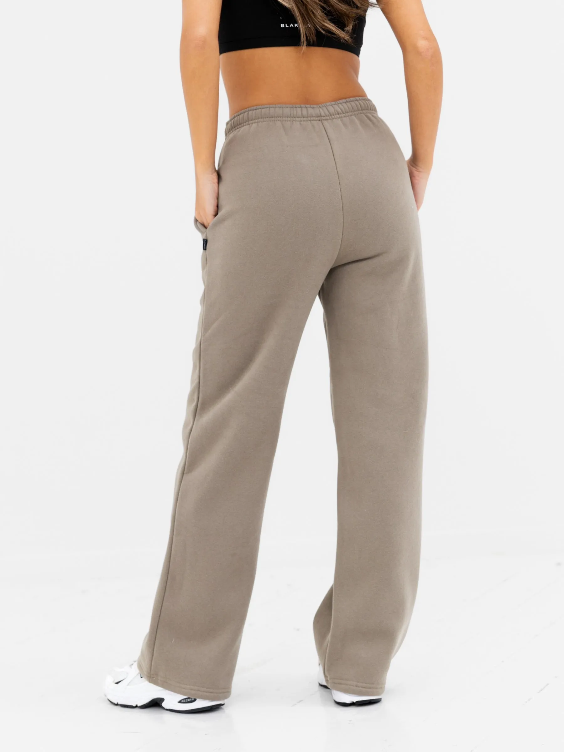 Georgia Wide Leg Sweatpants - Safari Green sold by Blakely product image thumbnail 2