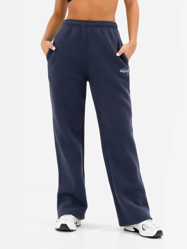 Georgia Wide Leg Sweatpants - True Navy sold by Blakely