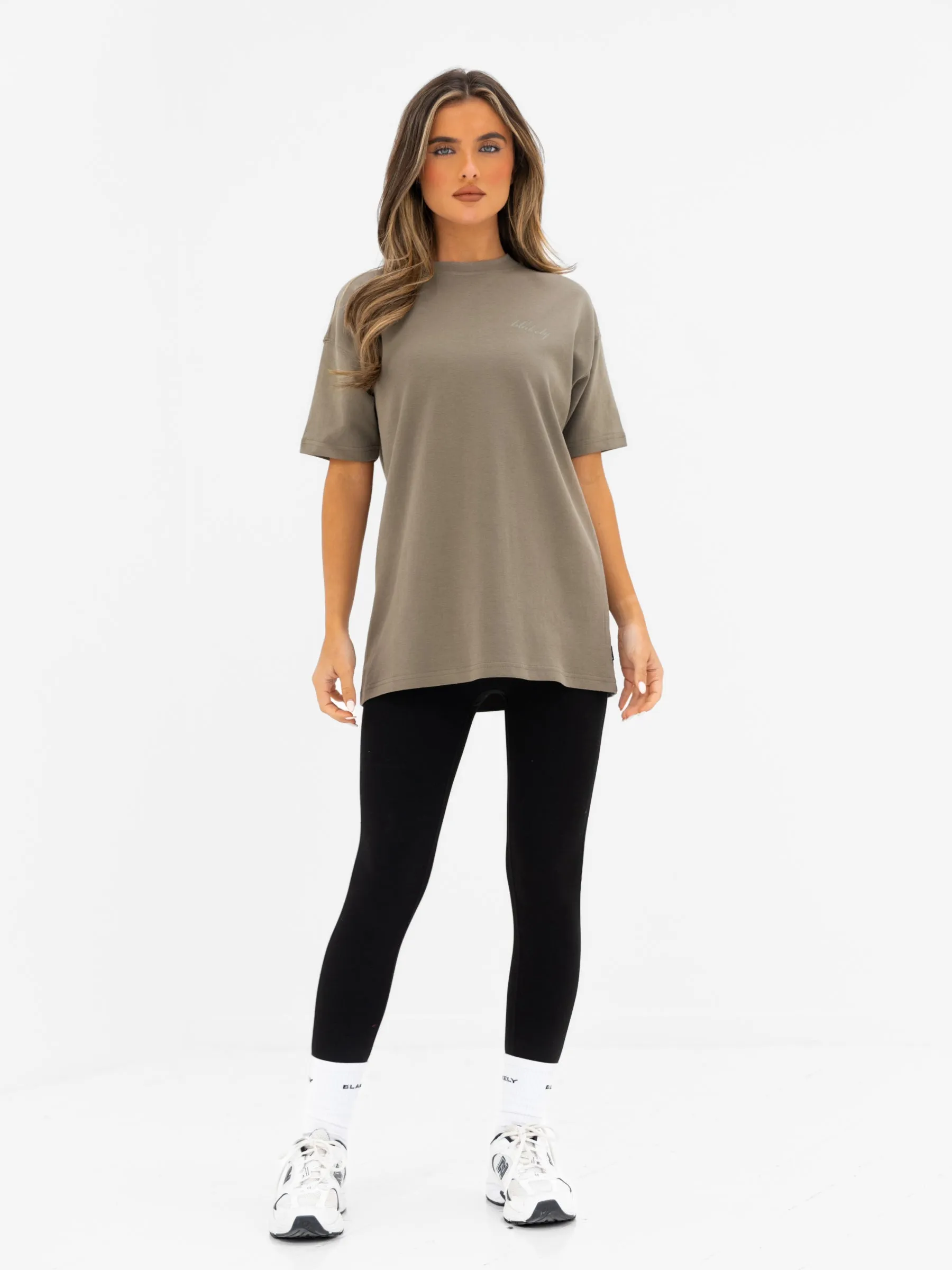 Georgia Oversized T-Shirt - Safari Green sold by Blakely product image thumbnail 3