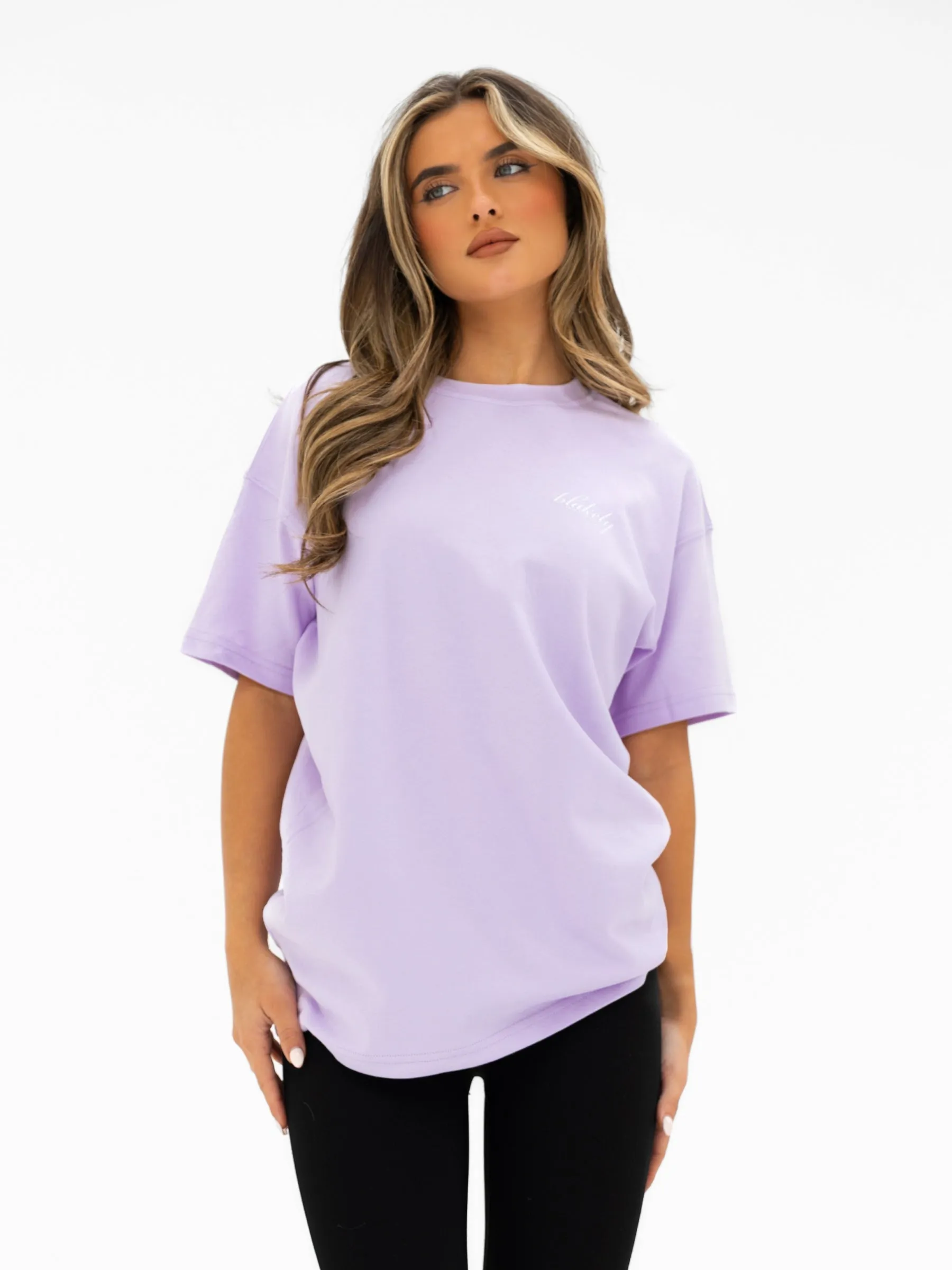 Georgia Oversized T-Shirt - Lilac sold by Blakely product image thumbnail 2