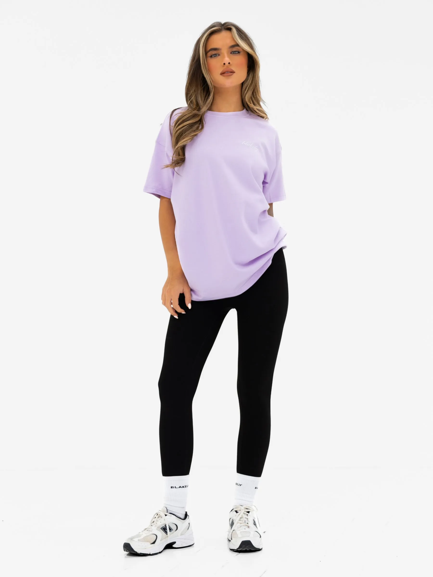 Georgia Oversized T-Shirt - Lilac sold by Blakely product image thumbnail 4