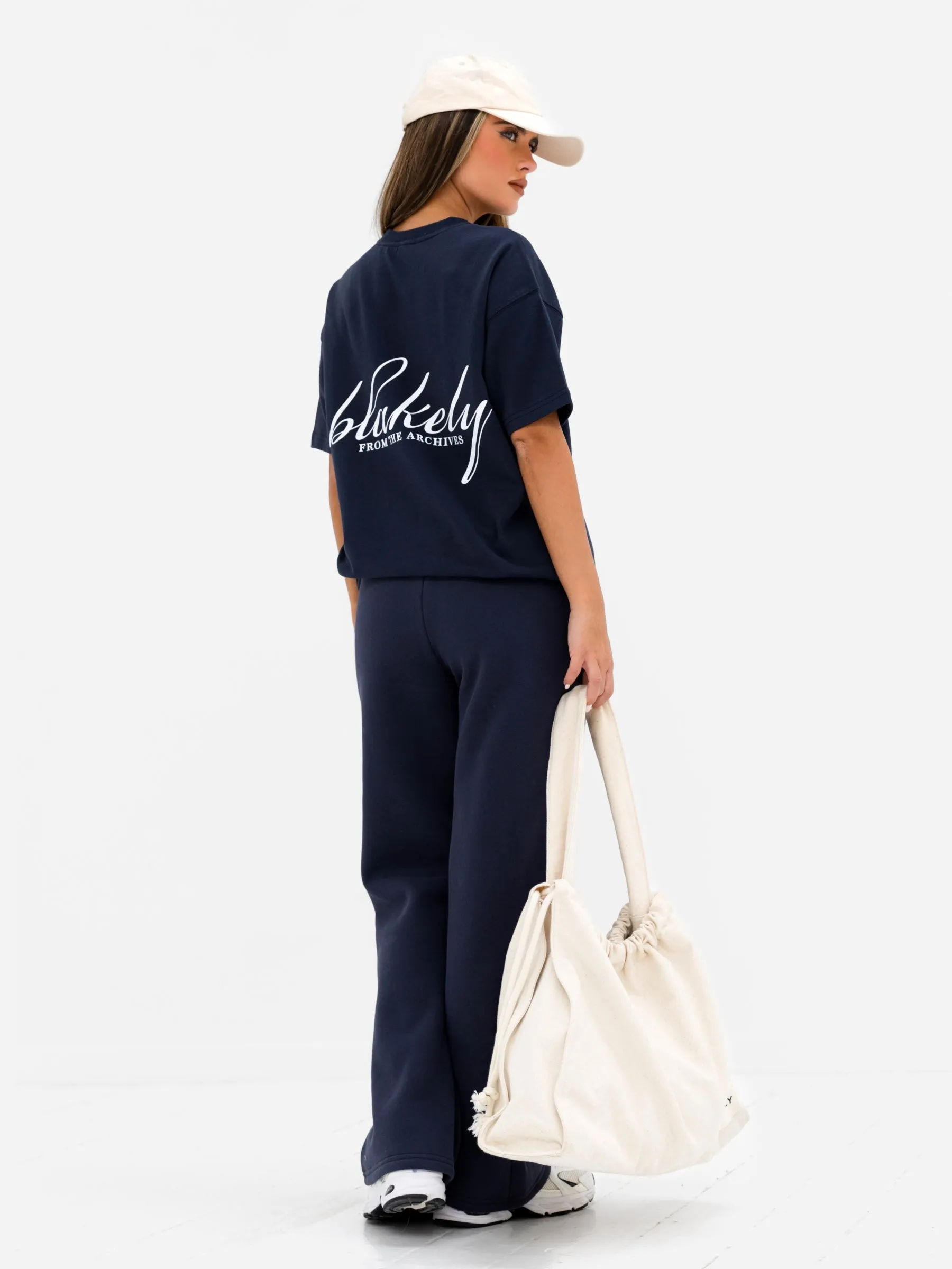 Georgia Oversized T-Shirt - True Navy sold by Blakely product image thumbnail 5