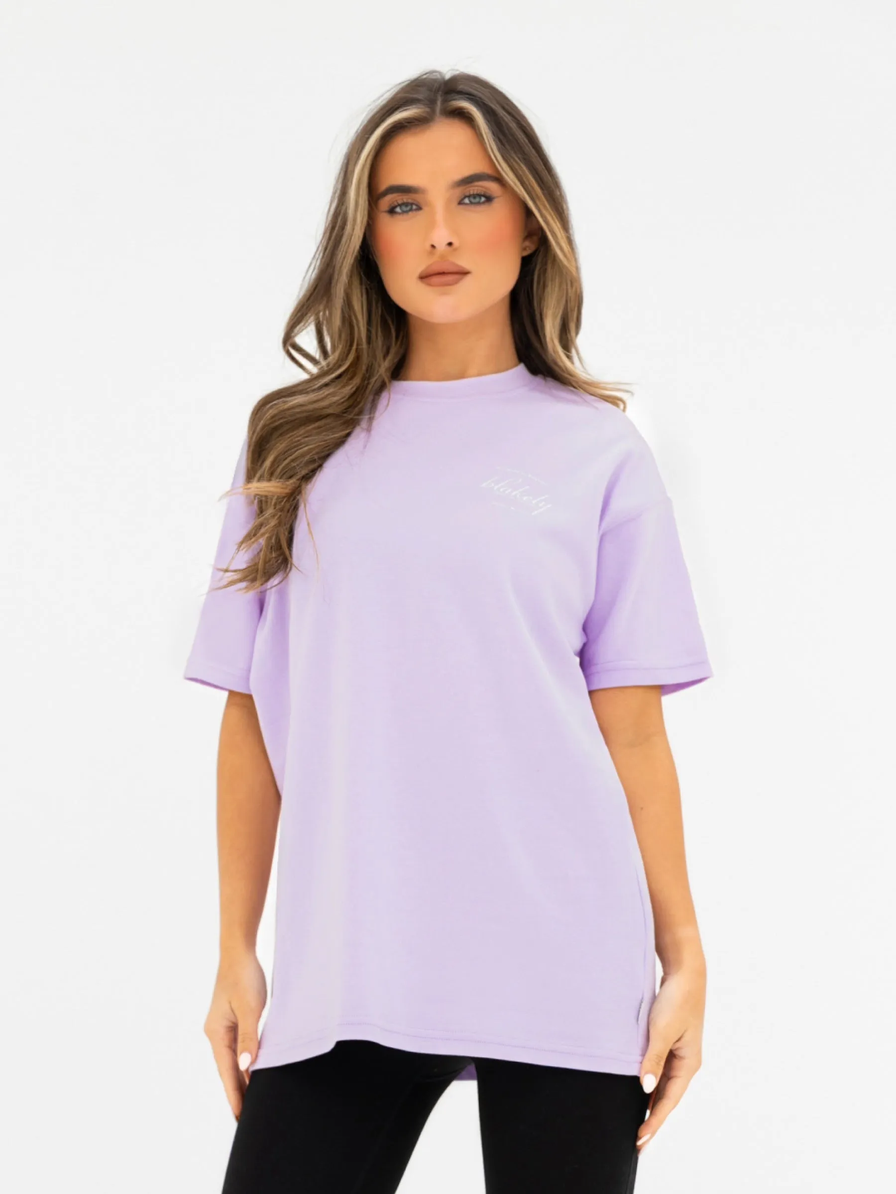 Georgia Oversized Script T-Shirt - Lilac sold by Blakely product image thumbnail 2