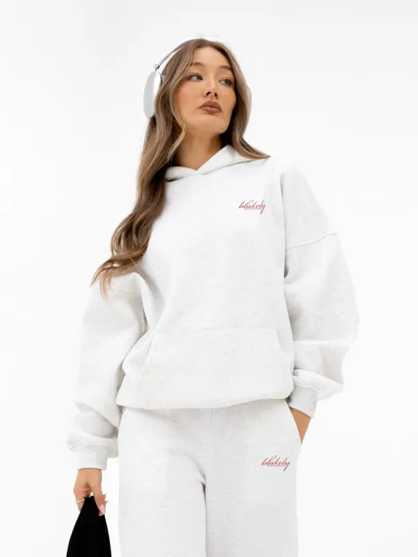 Georgia Oversized Hoodie - Marl White sold by Blakely