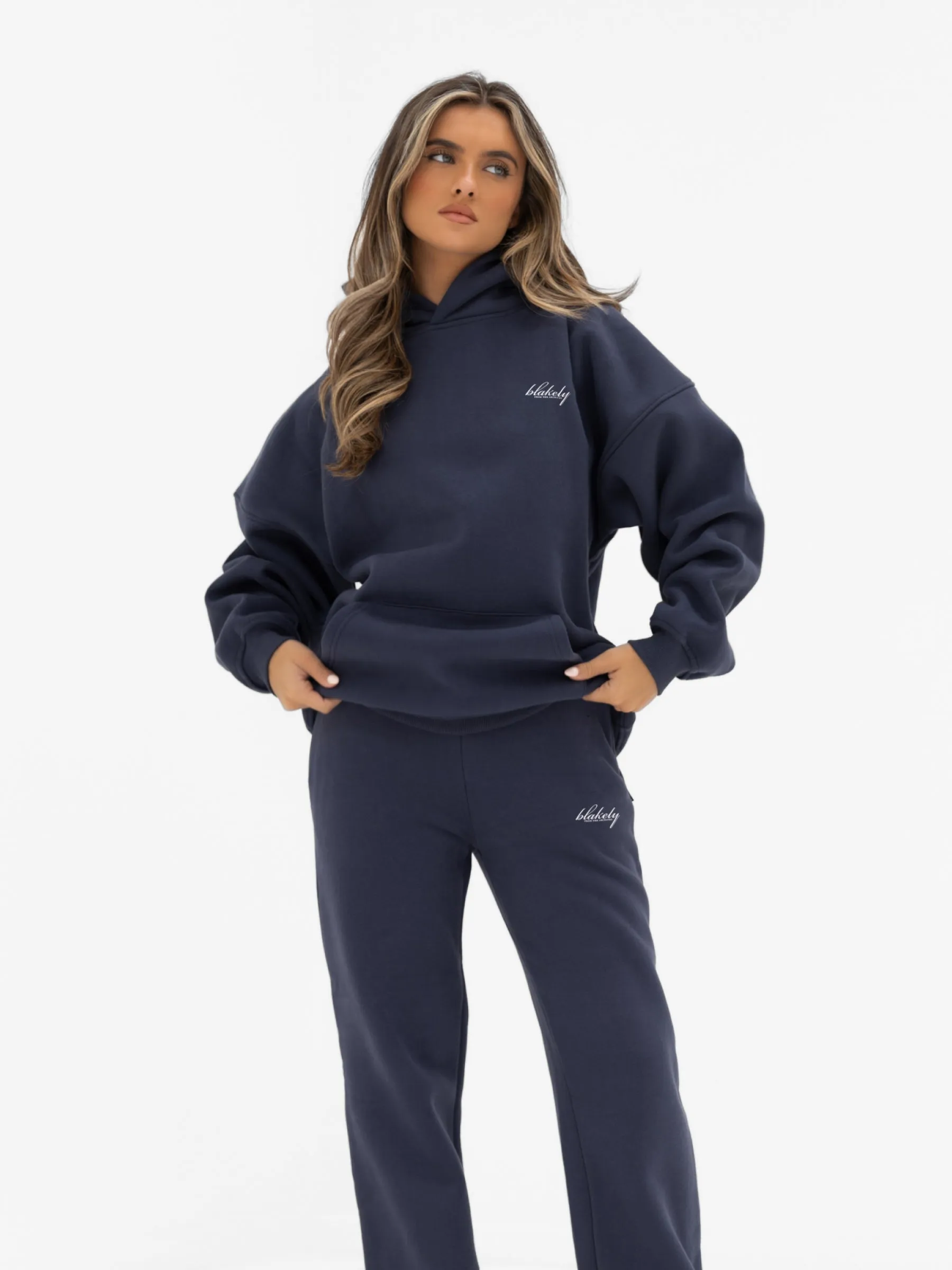 Georgia Oversized Hoodie - True Navy sold by Blakely product image thumbnail 2