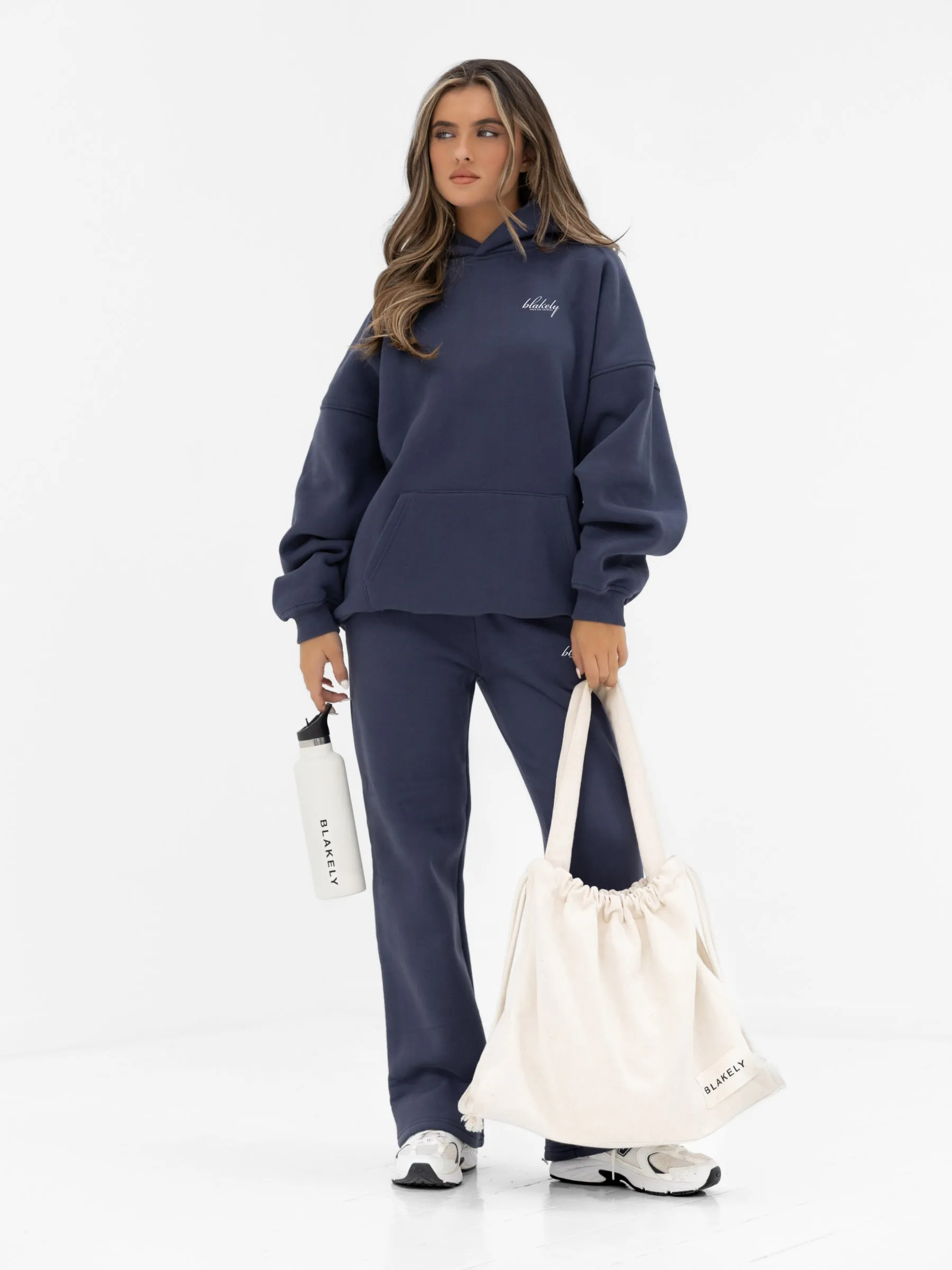 Georgia Oversized Hoodie - True Navy sold by Blakely product image thumbnail 3