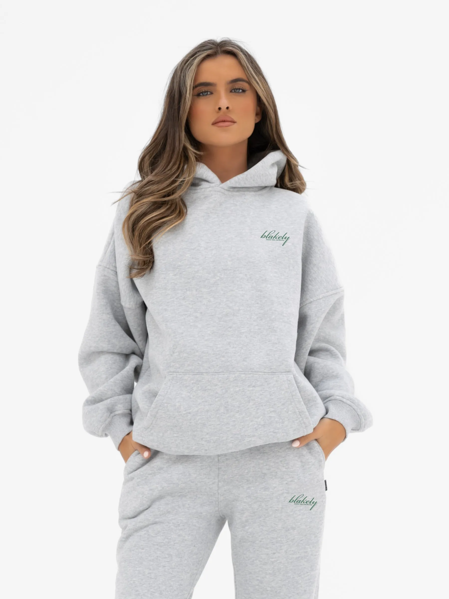 Georgia Oversized Hoodie - Marl Grey sold by Blakely