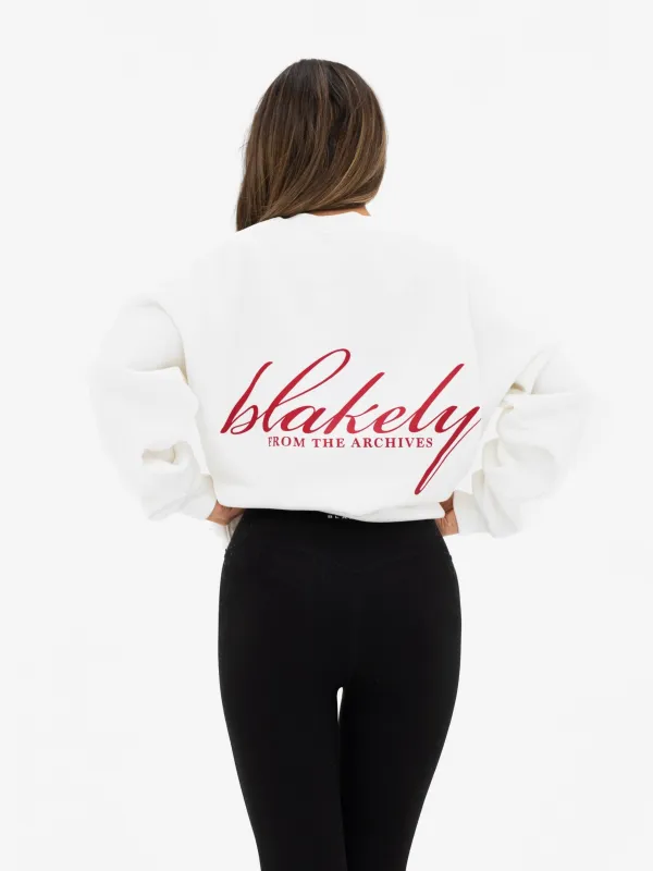 Georgia Oversized Jumper - Flat White sold by Blakely