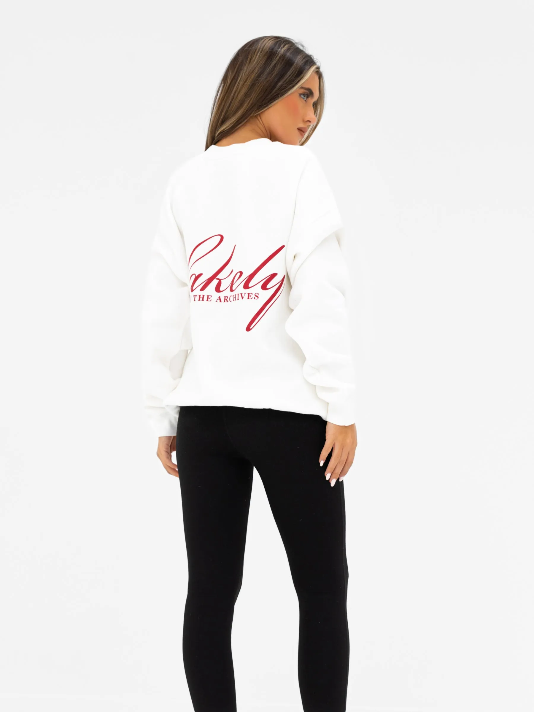 Georgia Oversized Jumper - Flat White sold by Blakely product image thumbnail 5