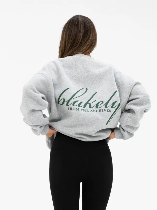 Georgia Oversized Jumper - Marl Grey sold by Blakely