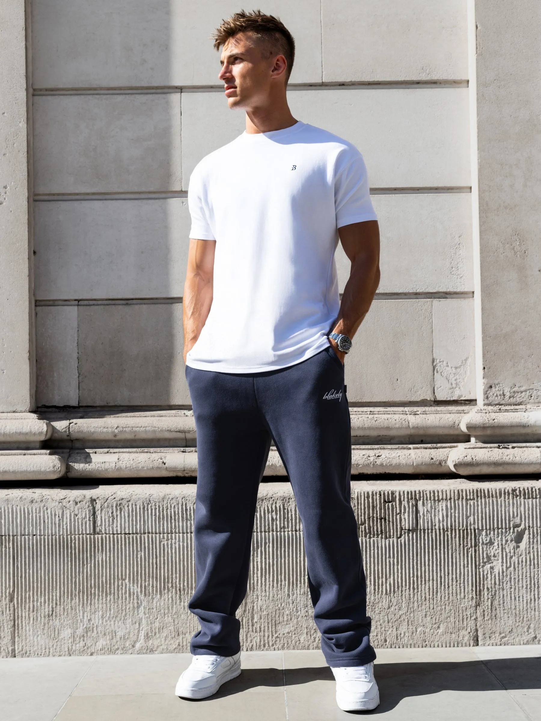 Austin Relaxed Sweatpants - True Navy sold by Blakely product image thumbnail 3