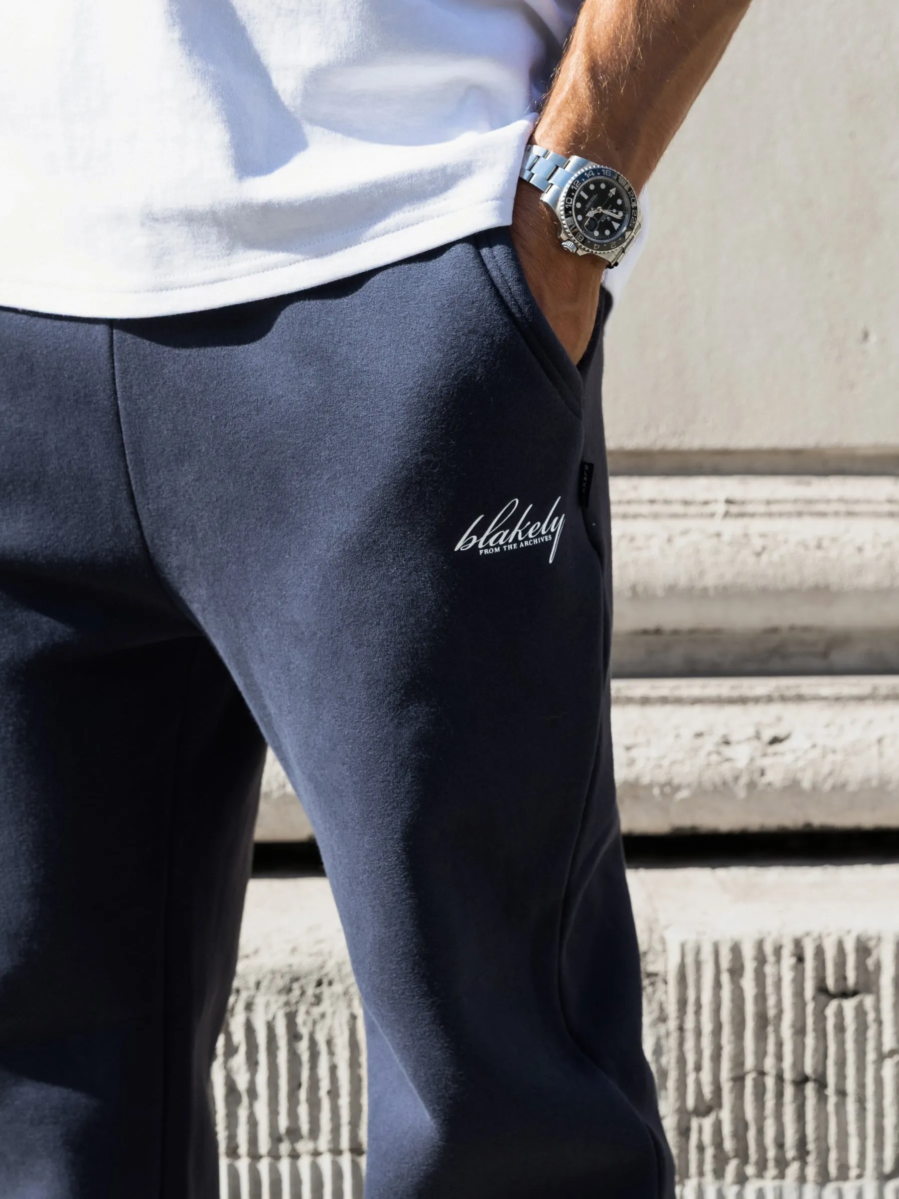 Austin Relaxed Sweatpants - True Navy sold by Blakely product image thumbnail 5