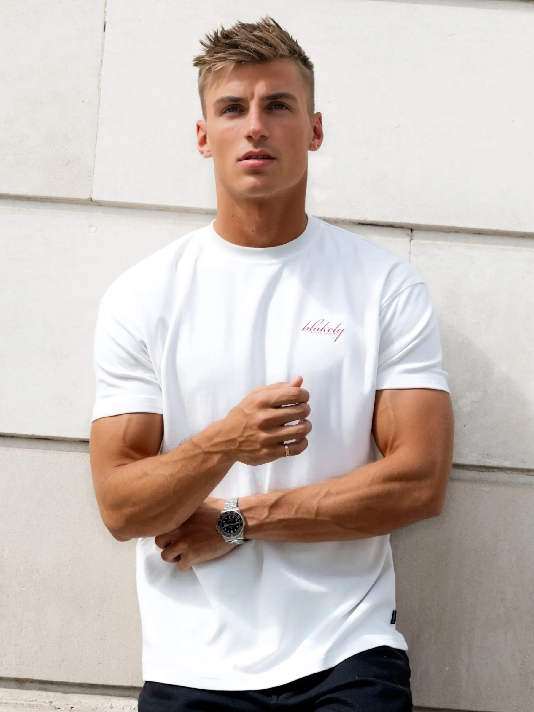 Austin Relaxed T-Shirt - Flat White sold by Blakely product image thumbnail 2