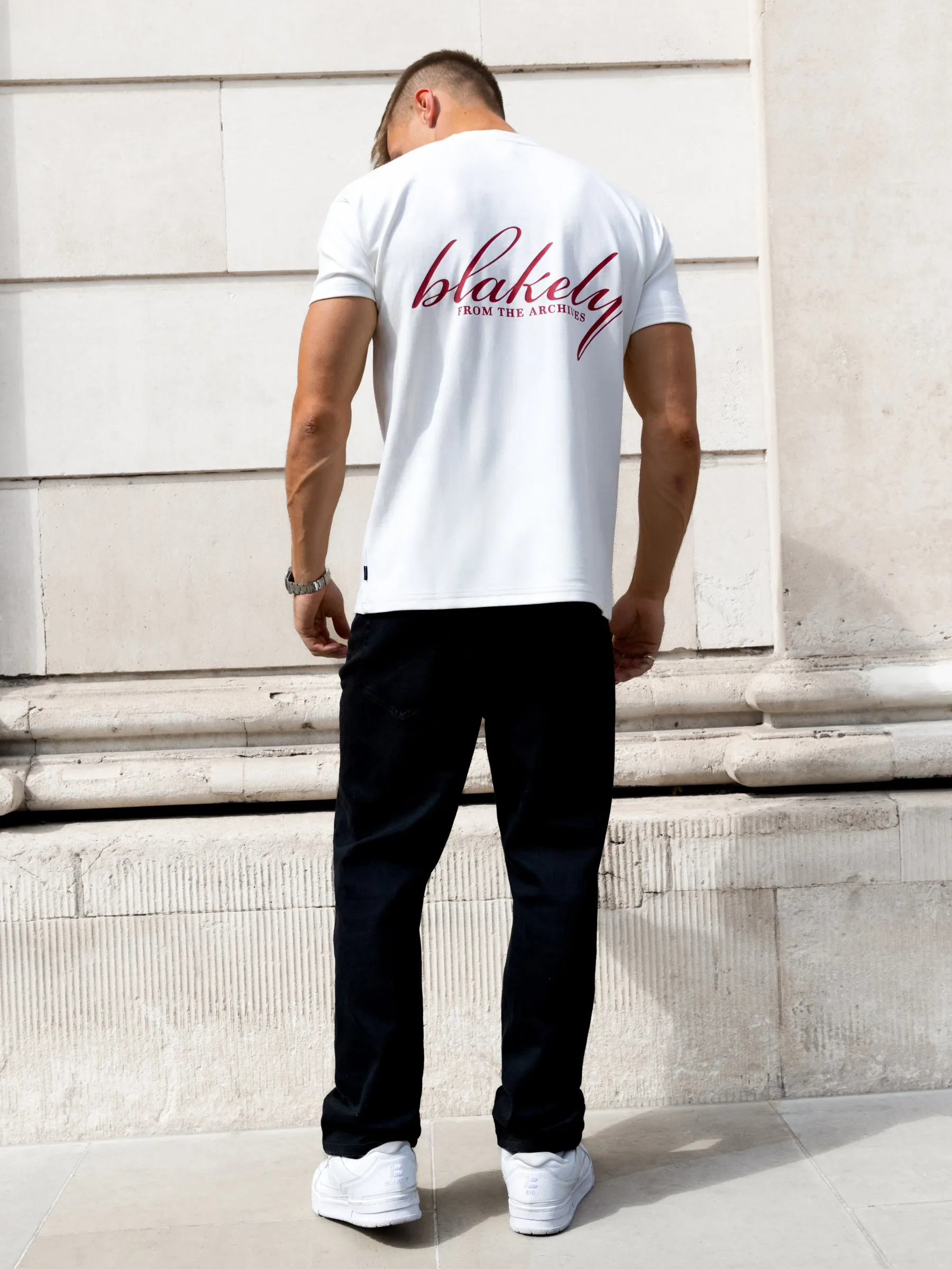 Austin Relaxed T-Shirt - Flat White sold by Blakely product image thumbnail 3