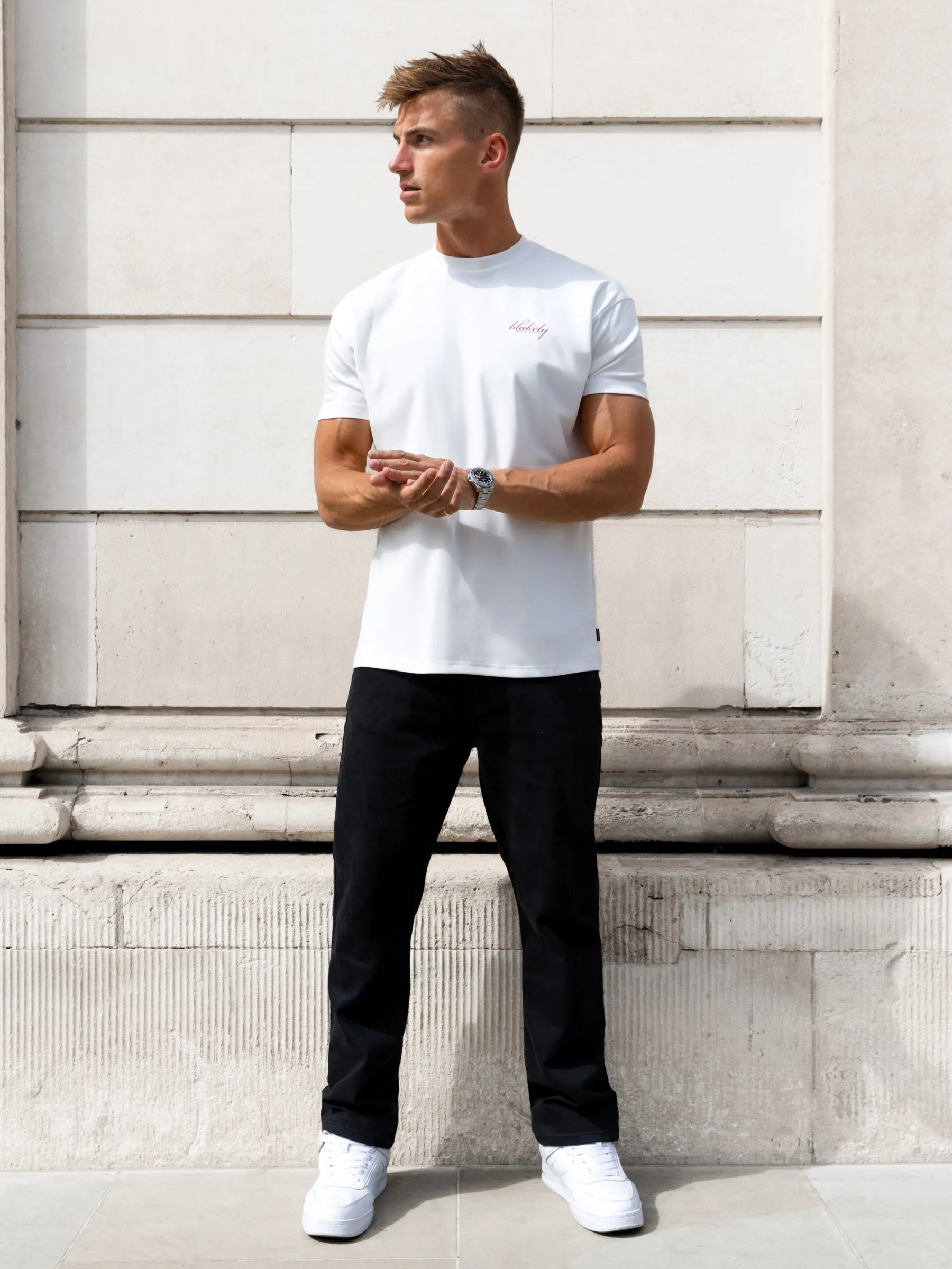 Austin Relaxed T-Shirt - Flat White sold by Blakely product image thumbnail 4