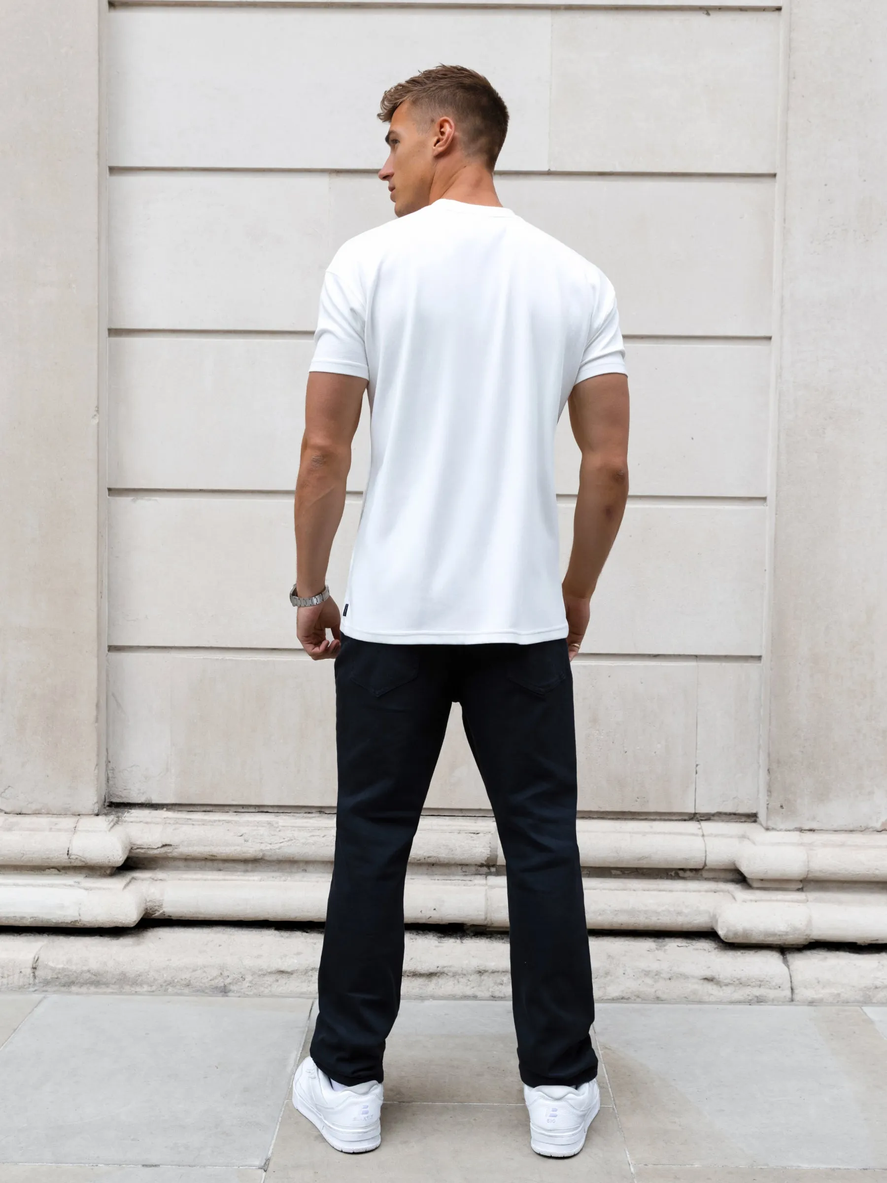 Conrad Relaxed Anchor T-Shirt - Flat White sold by Blakely product image thumbnail 3