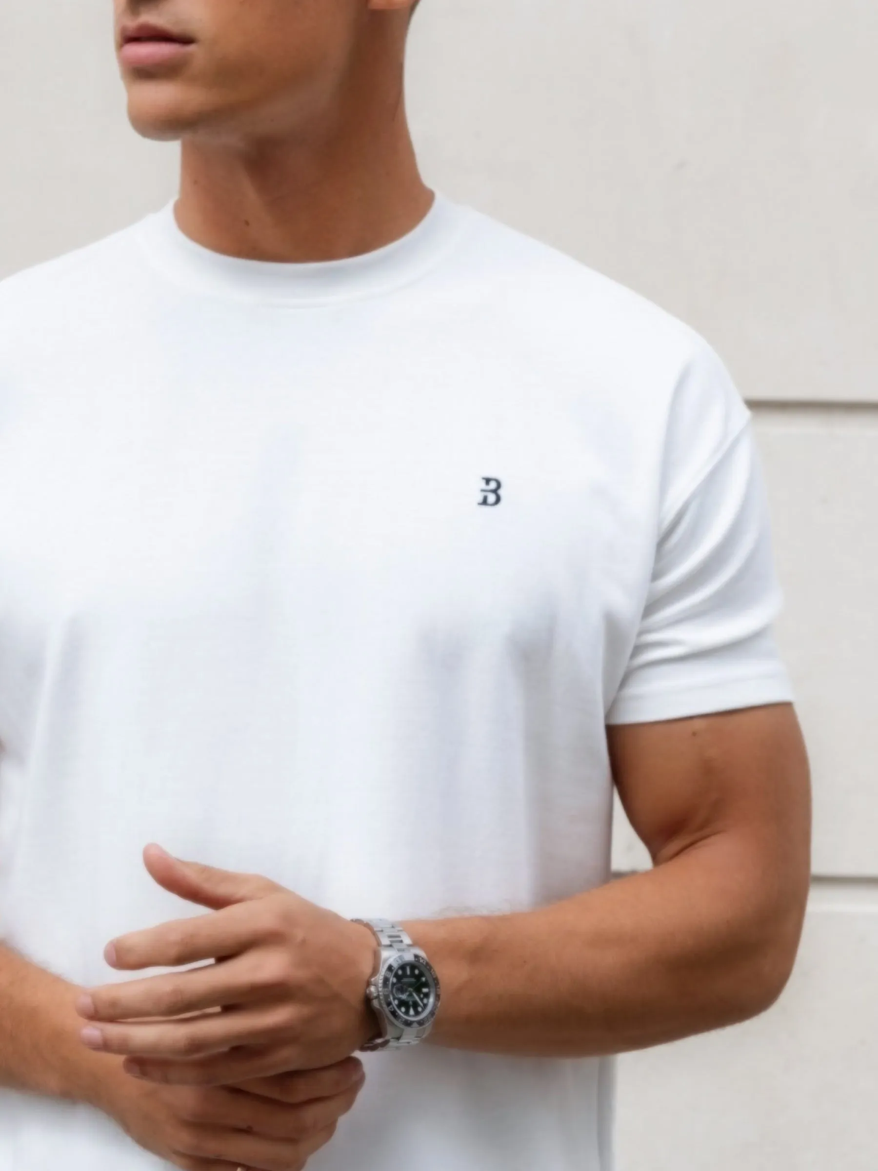 Conrad Relaxed Anchor T-Shirt - Flat White sold by Blakely product image thumbnail 5