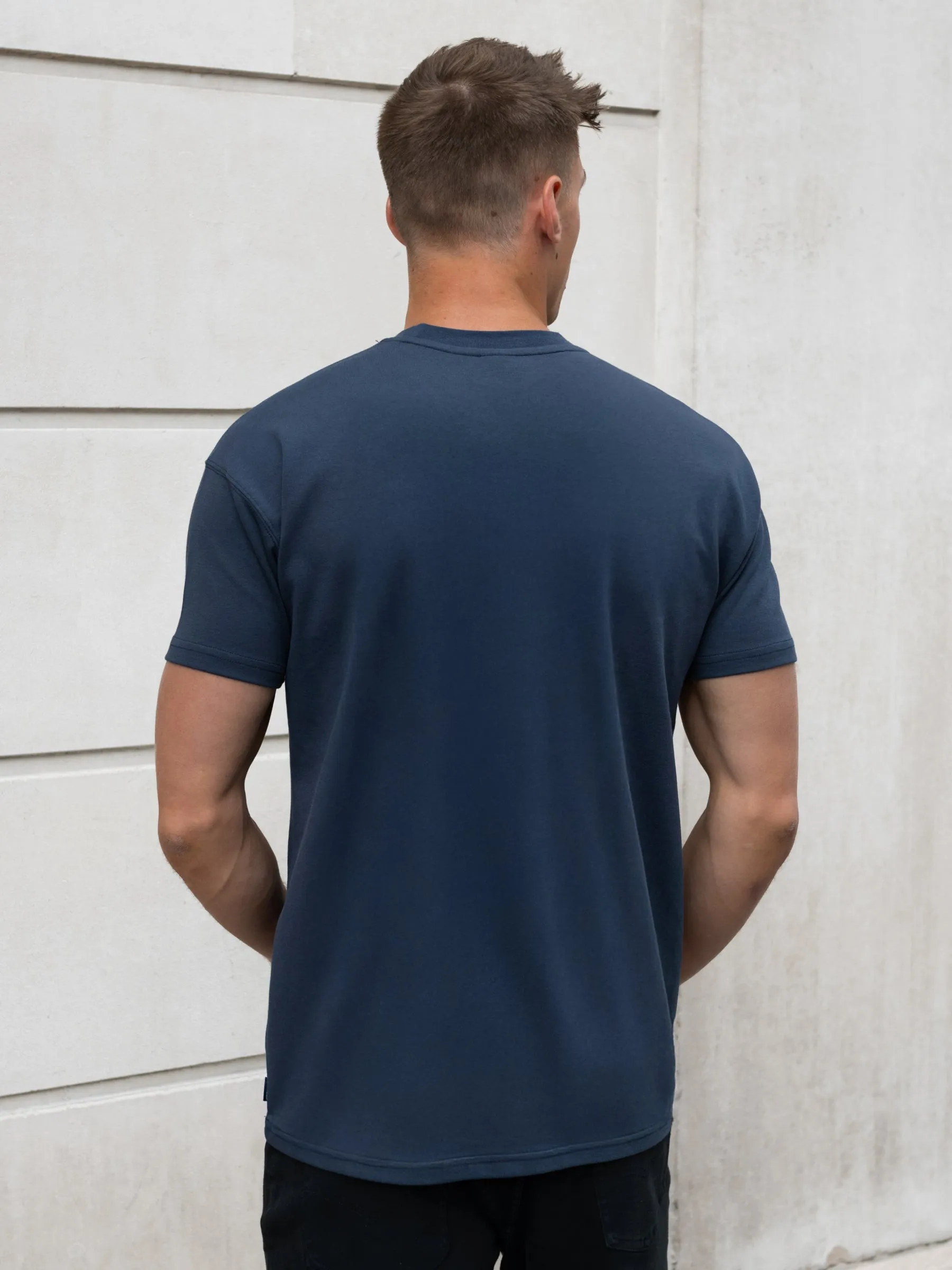 Conrad Relaxed Anchor T-Shirt - True Navy sold by Blakely product image thumbnail 3
