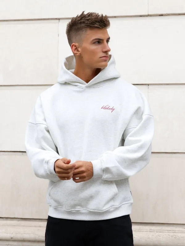 Austin Relaxed Hoodie - Marl White sold by Blakely