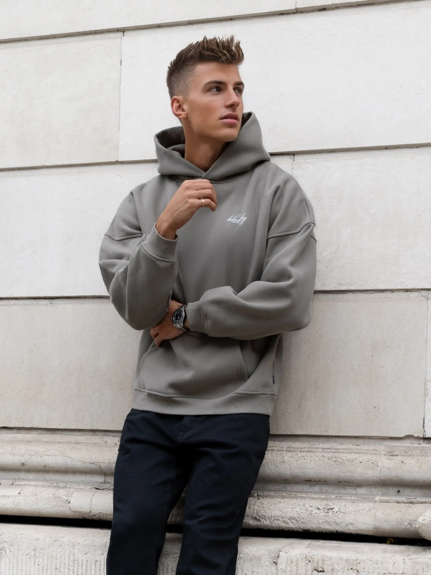 Austin Relaxed Hoodie - Safari Green sold by Blakely product image thumbnail 5