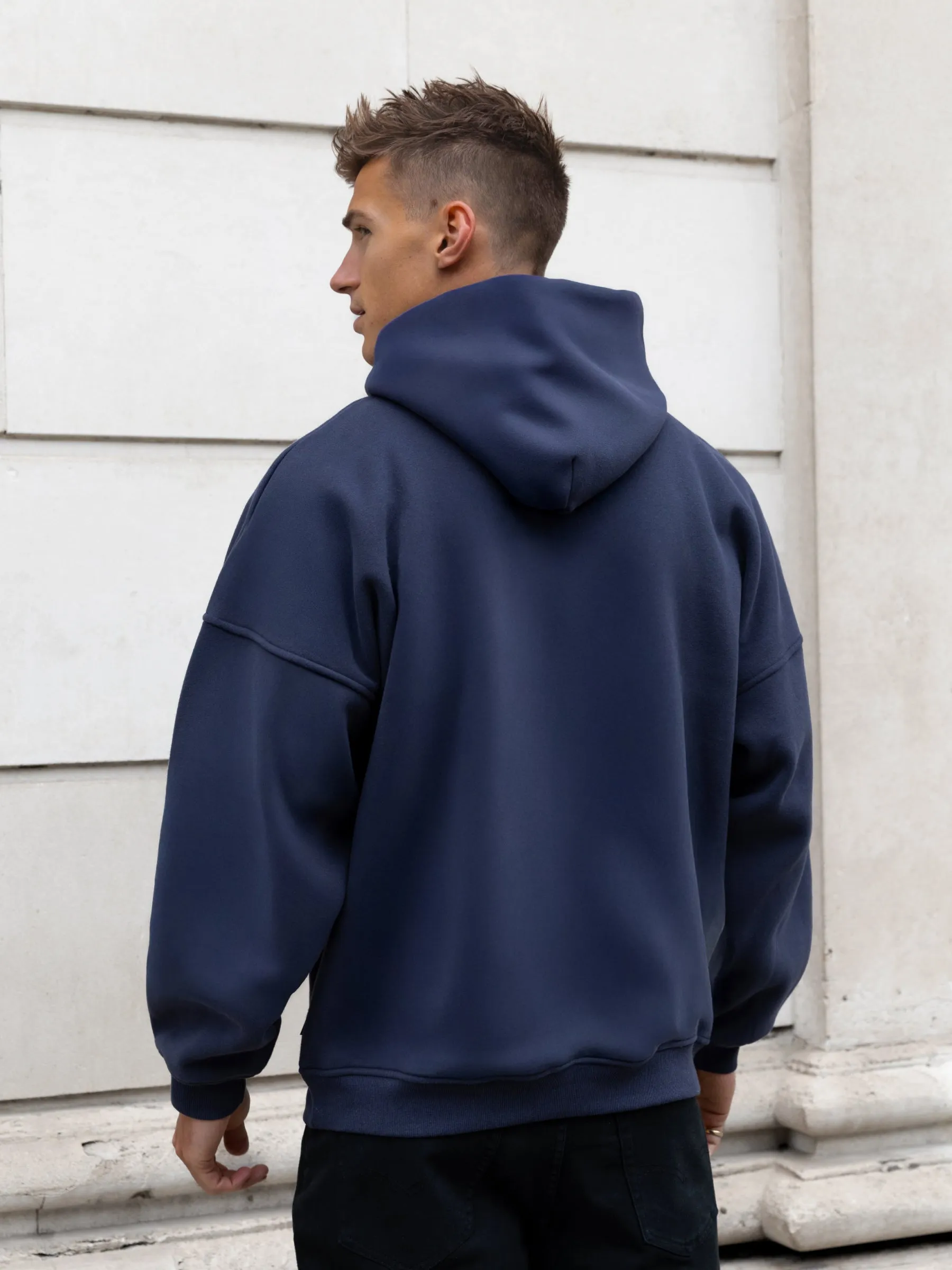 Austin Relaxed Hoodie - True Navy sold by Blakely product image thumbnail 2