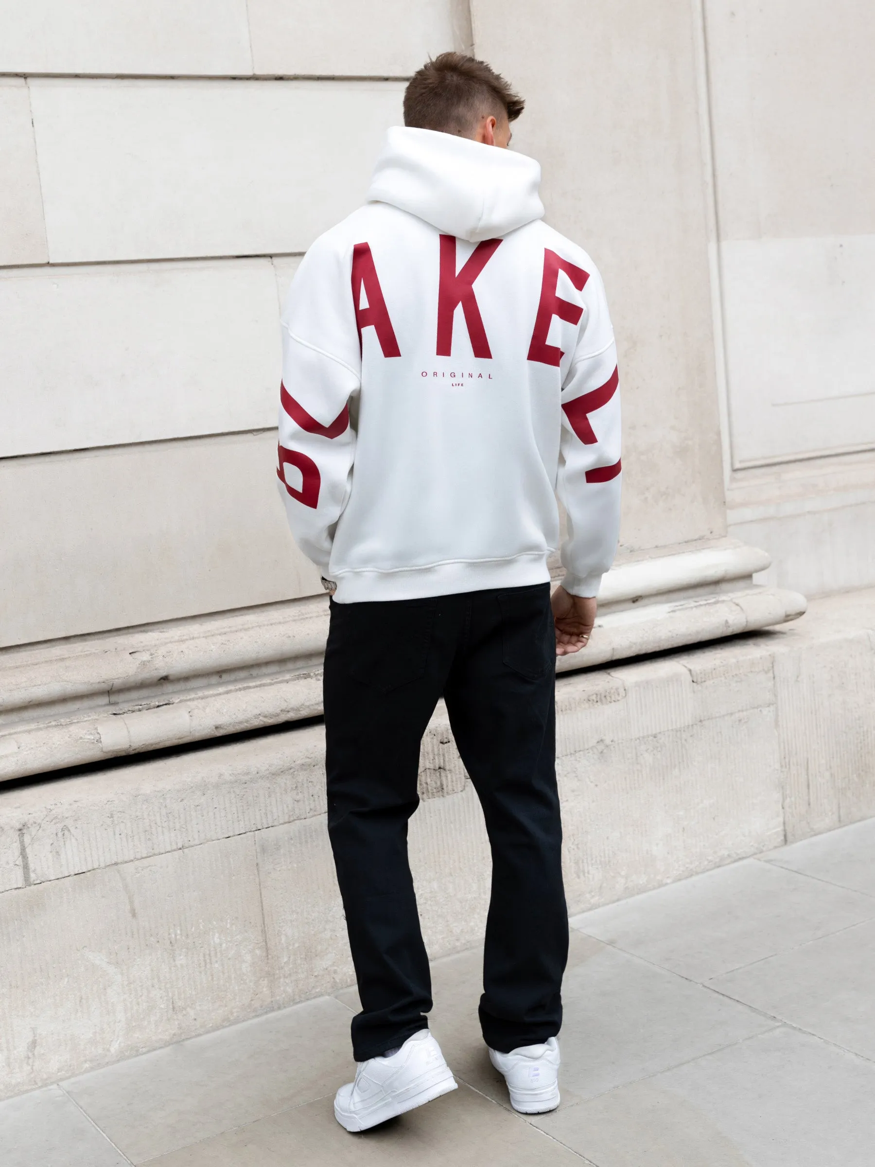 Idris Oversized Hoodie - Flat White sold by Blakely product image thumbnail 3