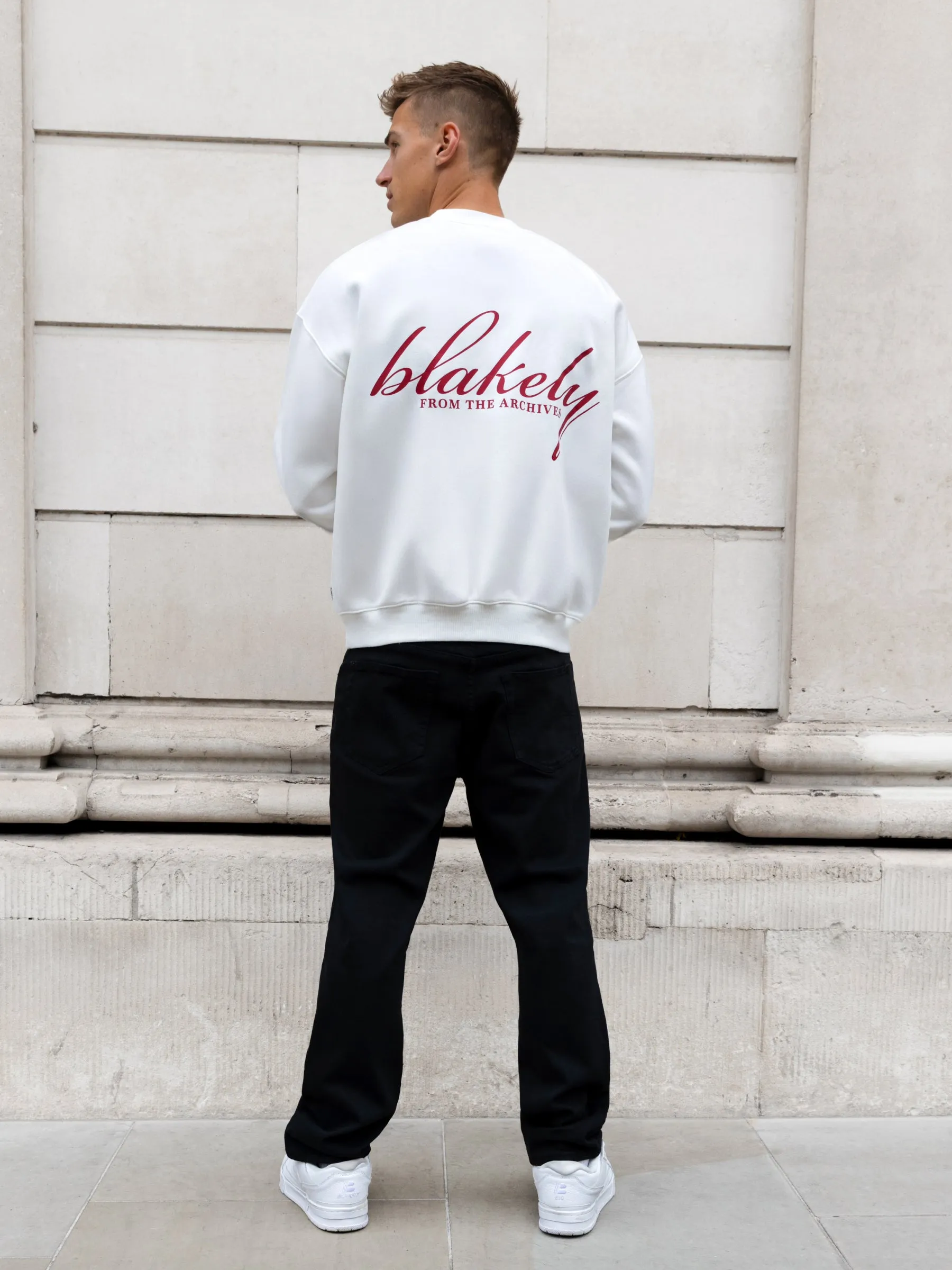 Austin Relaxed Jumper - Flat White sold by Blakely product image thumbnail 3