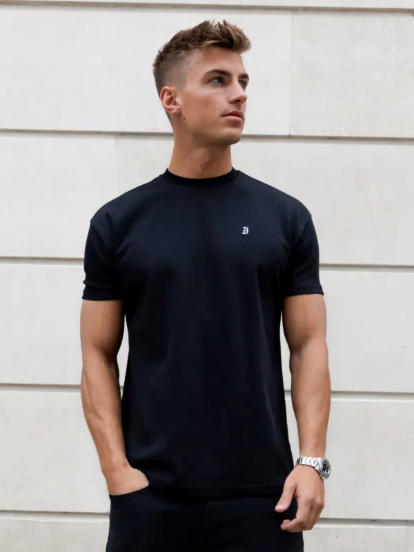 Conrad Anchor T-Shirt - Black sold by Blakely