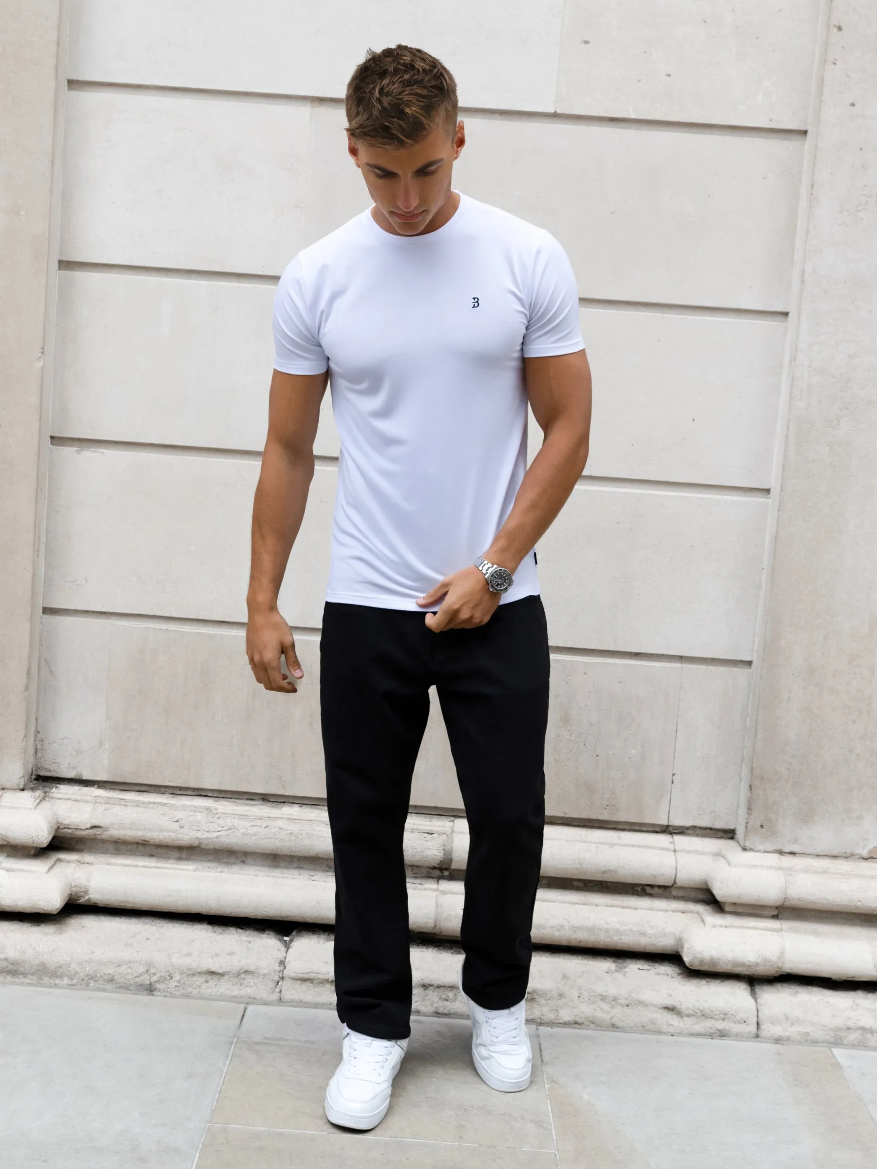 Conrad Anchor T-Shirt - Flat White sold by Blakely product image thumbnail 3