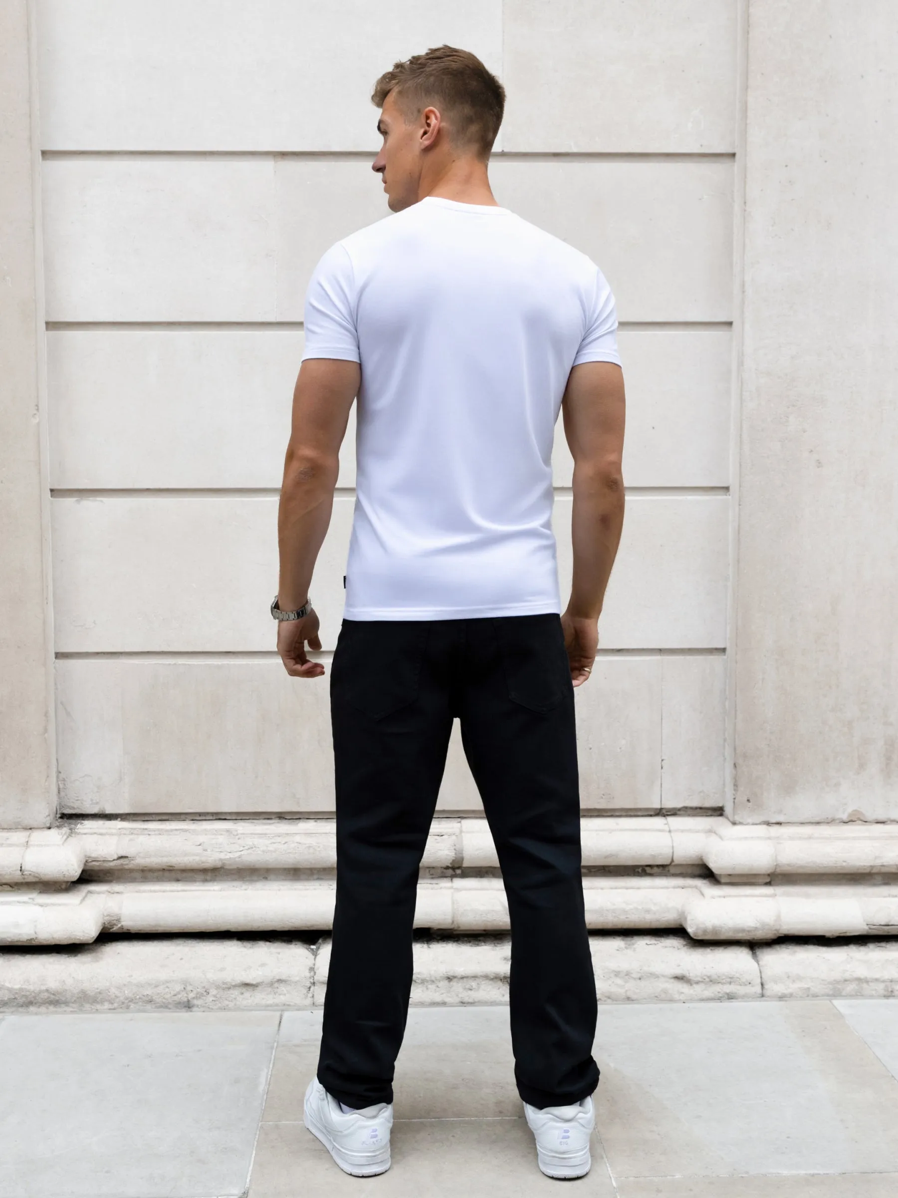 Conrad Anchor T-Shirt - Flat White sold by Blakely product image thumbnail 4