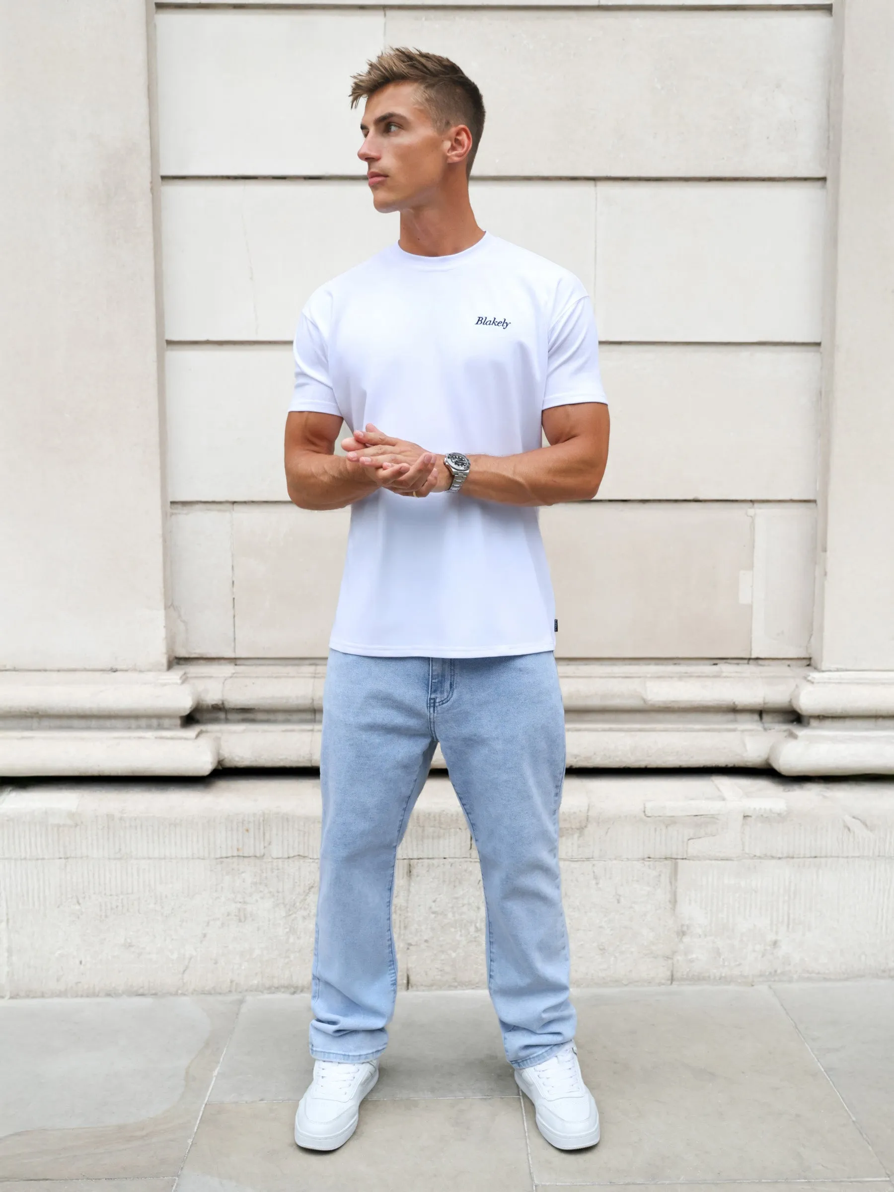 Lime Print Relaxed T-Shirt - White sold by Blakely product image thumbnail 4