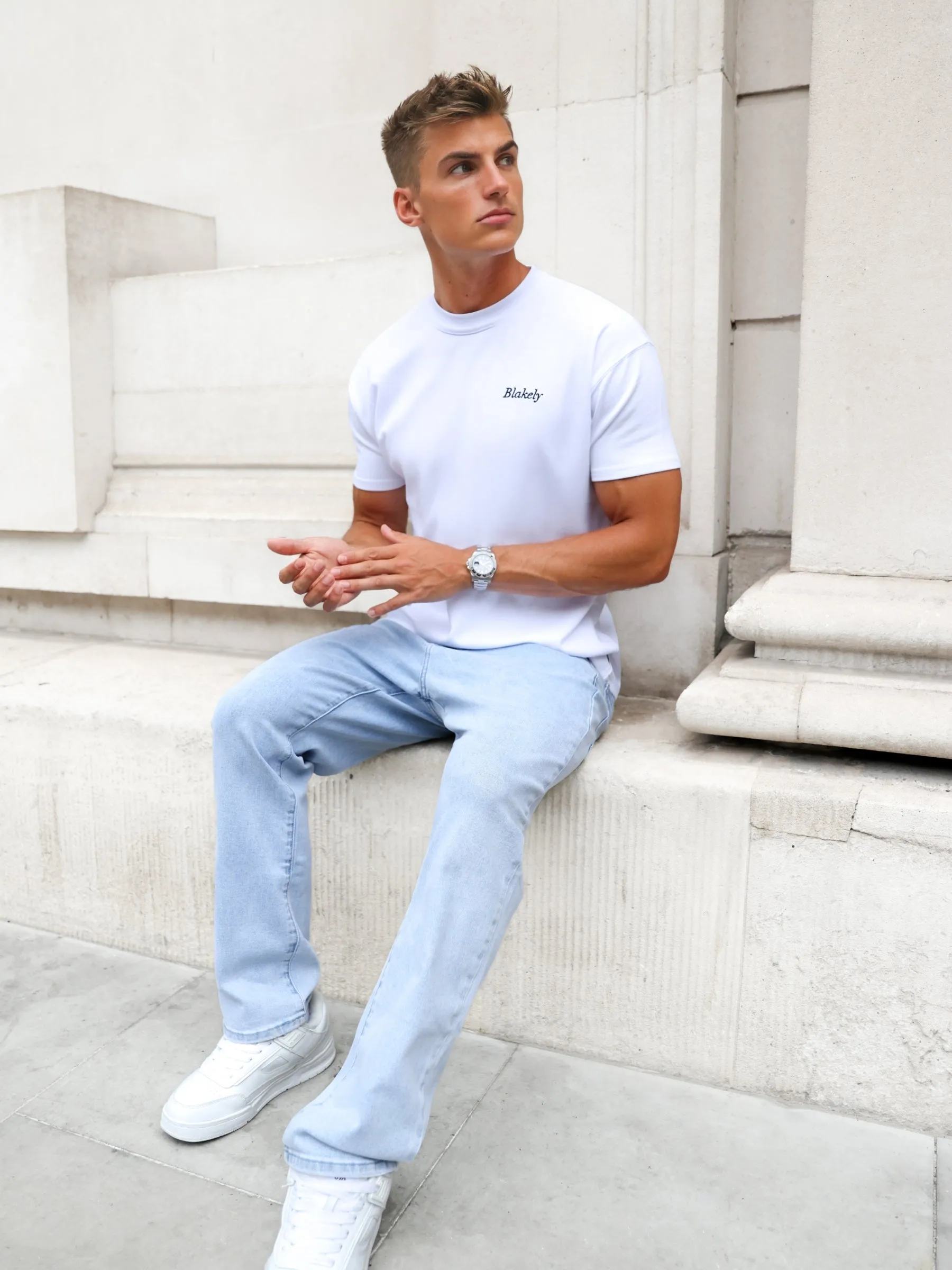 Lemon Print Relaxed T-Shirt - White sold by Blakely product image thumbnail 5