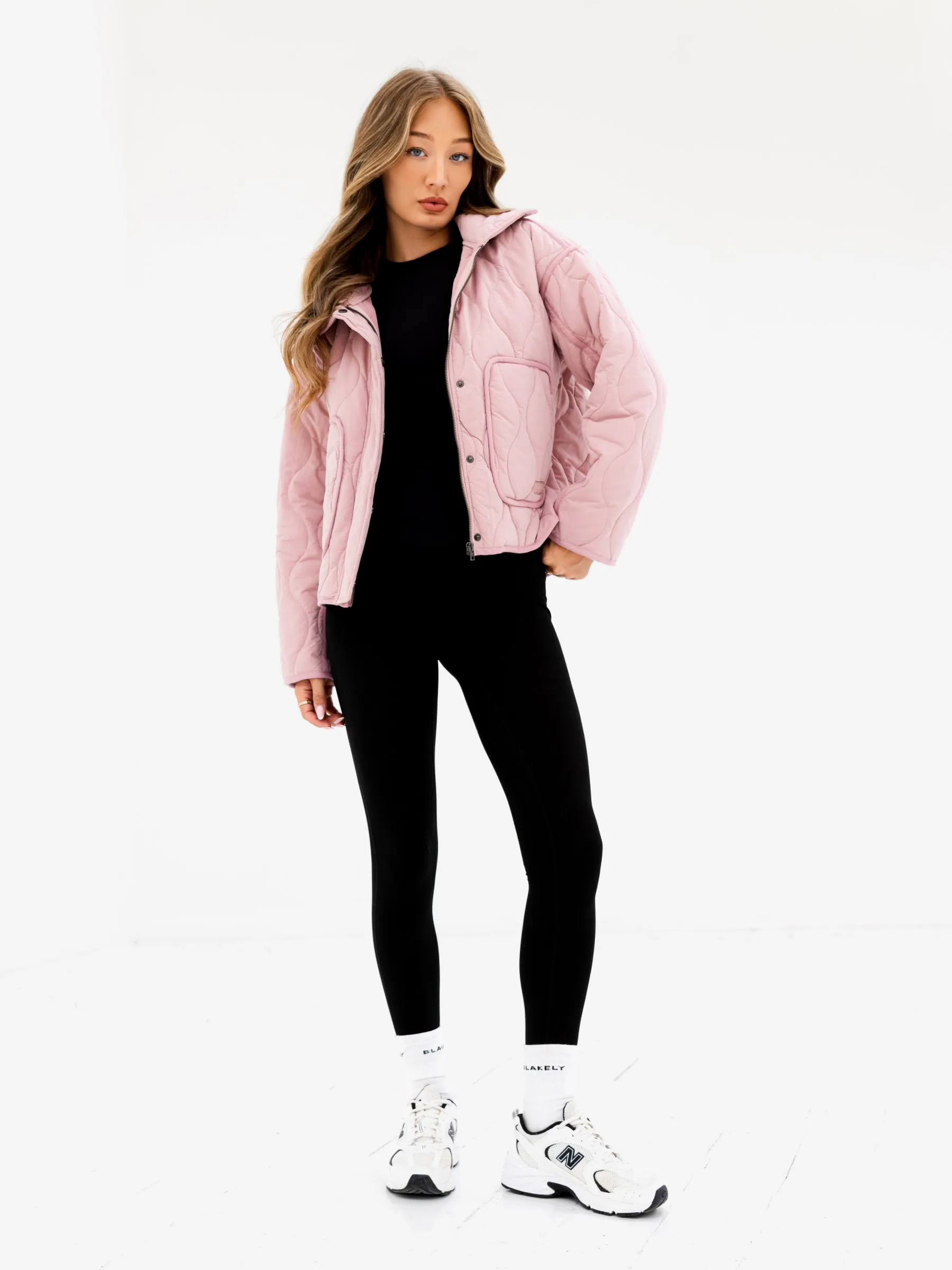 Ariana Quilted Jacket - Soft Pink sold by Blakely product image thumbnail 3