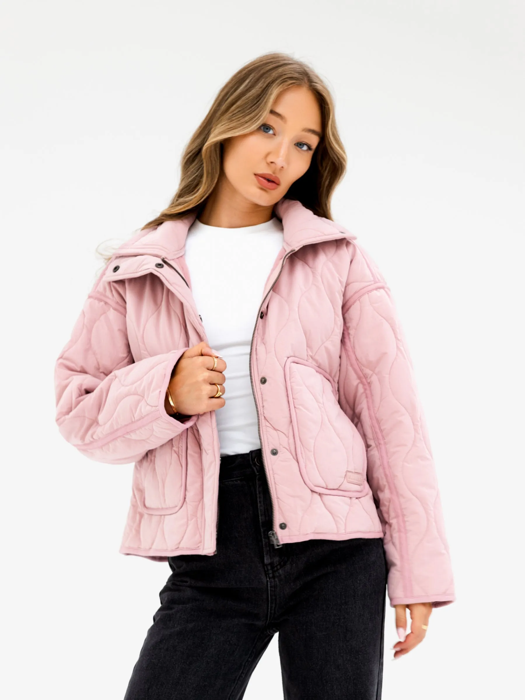 Ariana Quilted Jacket - Soft Pink sold by Blakely product image thumbnail 2