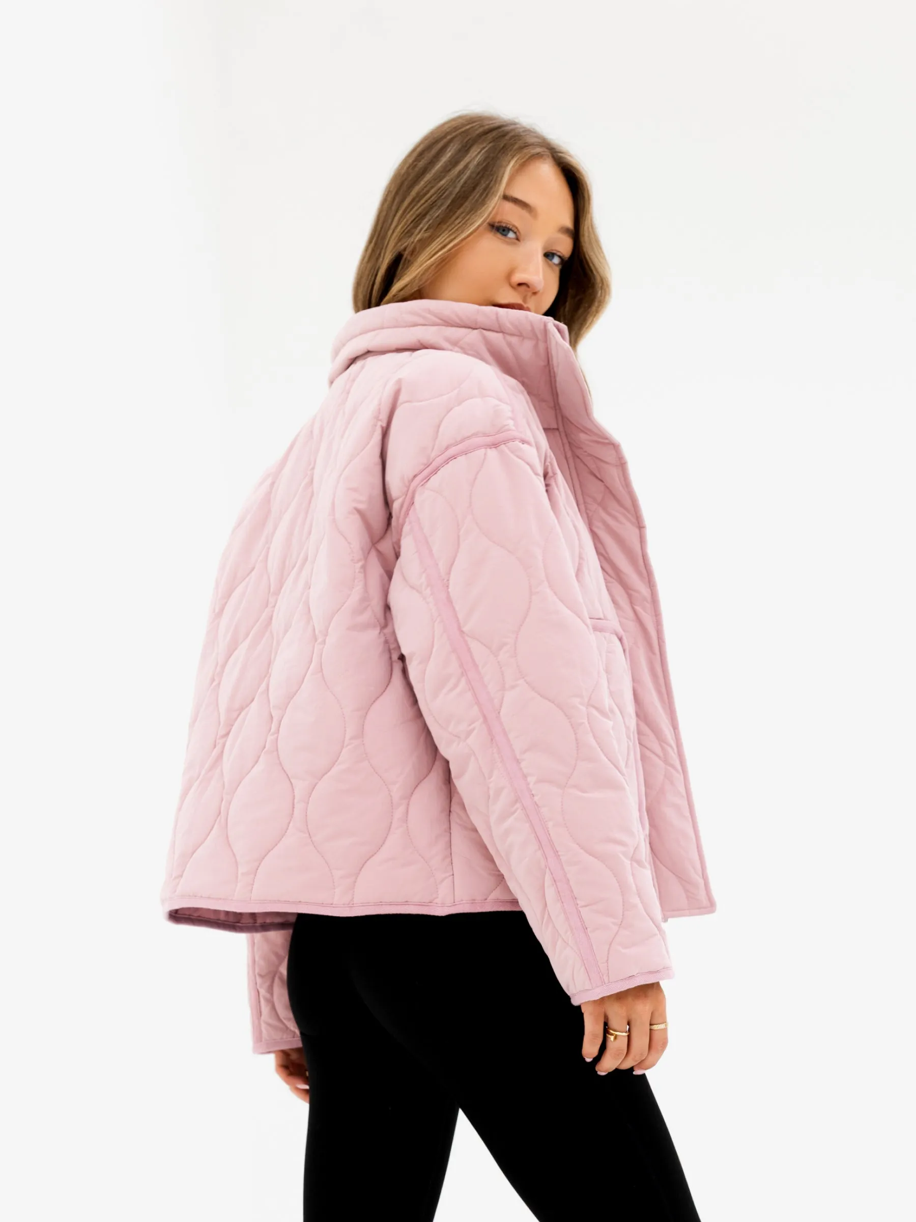 Ariana Quilted Jacket - Soft Pink sold by Blakely product image thumbnail 4