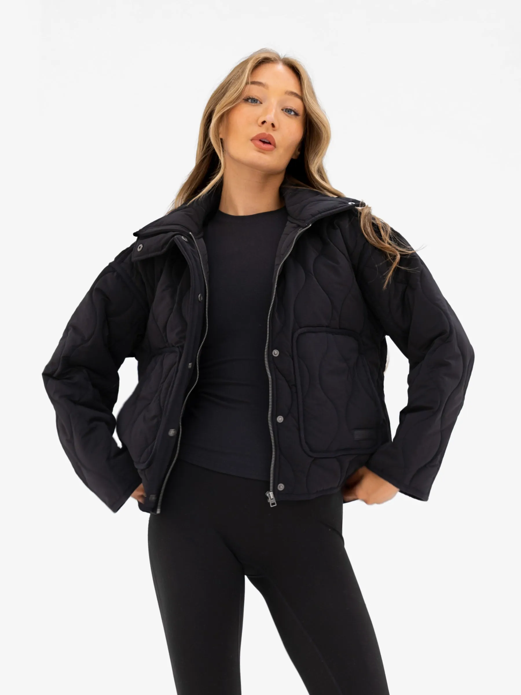 Ariana Quilted Jacket - Black sold by Blakely product image thumbnail 2