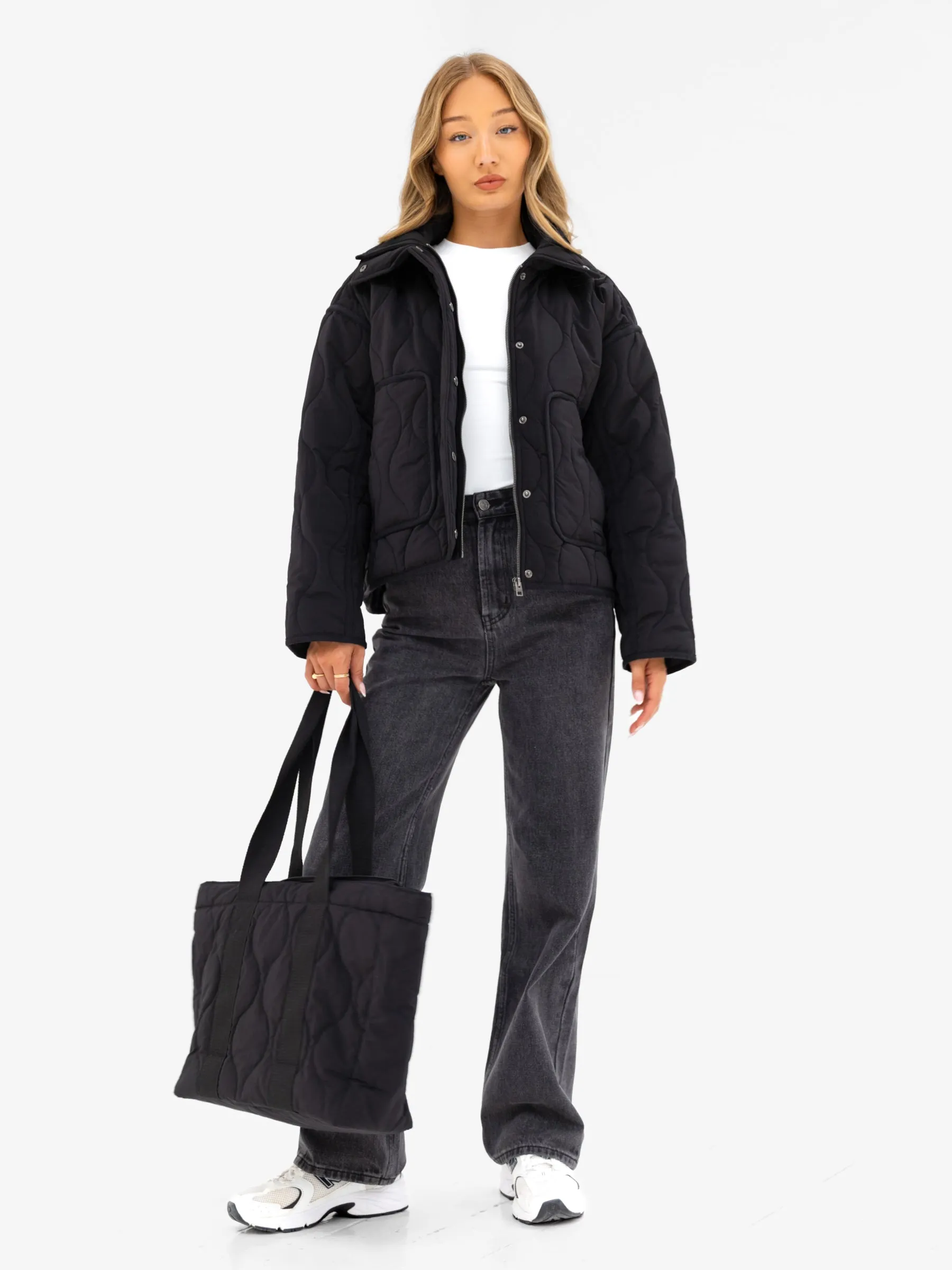 Ariana Quilted Jacket - Black sold by Blakely product image thumbnail 3