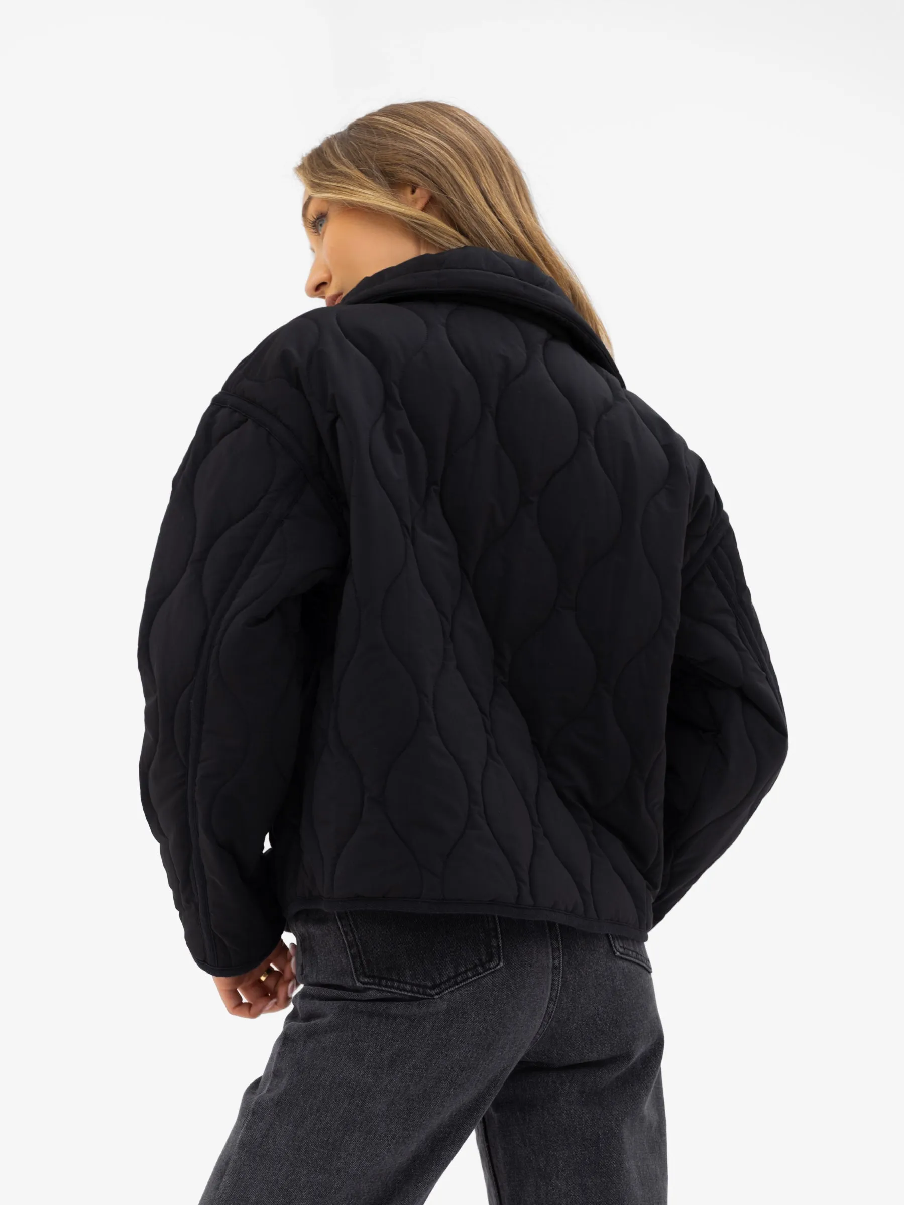 Ariana Quilted Jacket - Black sold by Blakely product image thumbnail 4