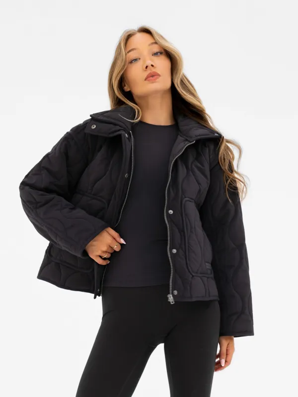 Ariana Quilted Jacket - Black sold by Blakely