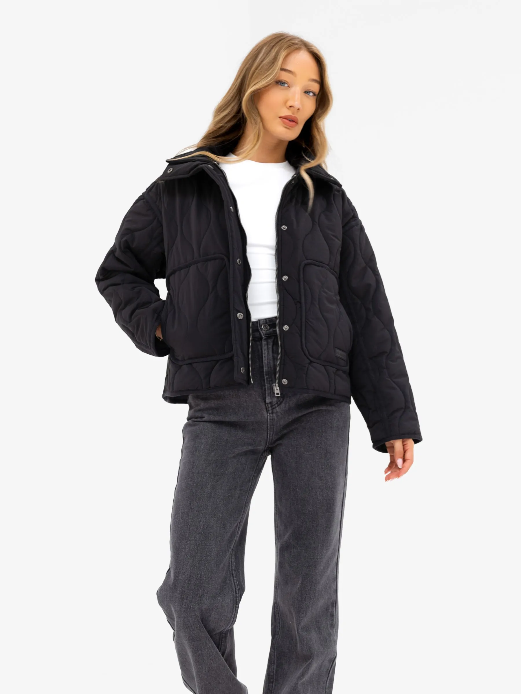 Ariana Quilted Jacket - Black sold by Blakely product image thumbnail 5