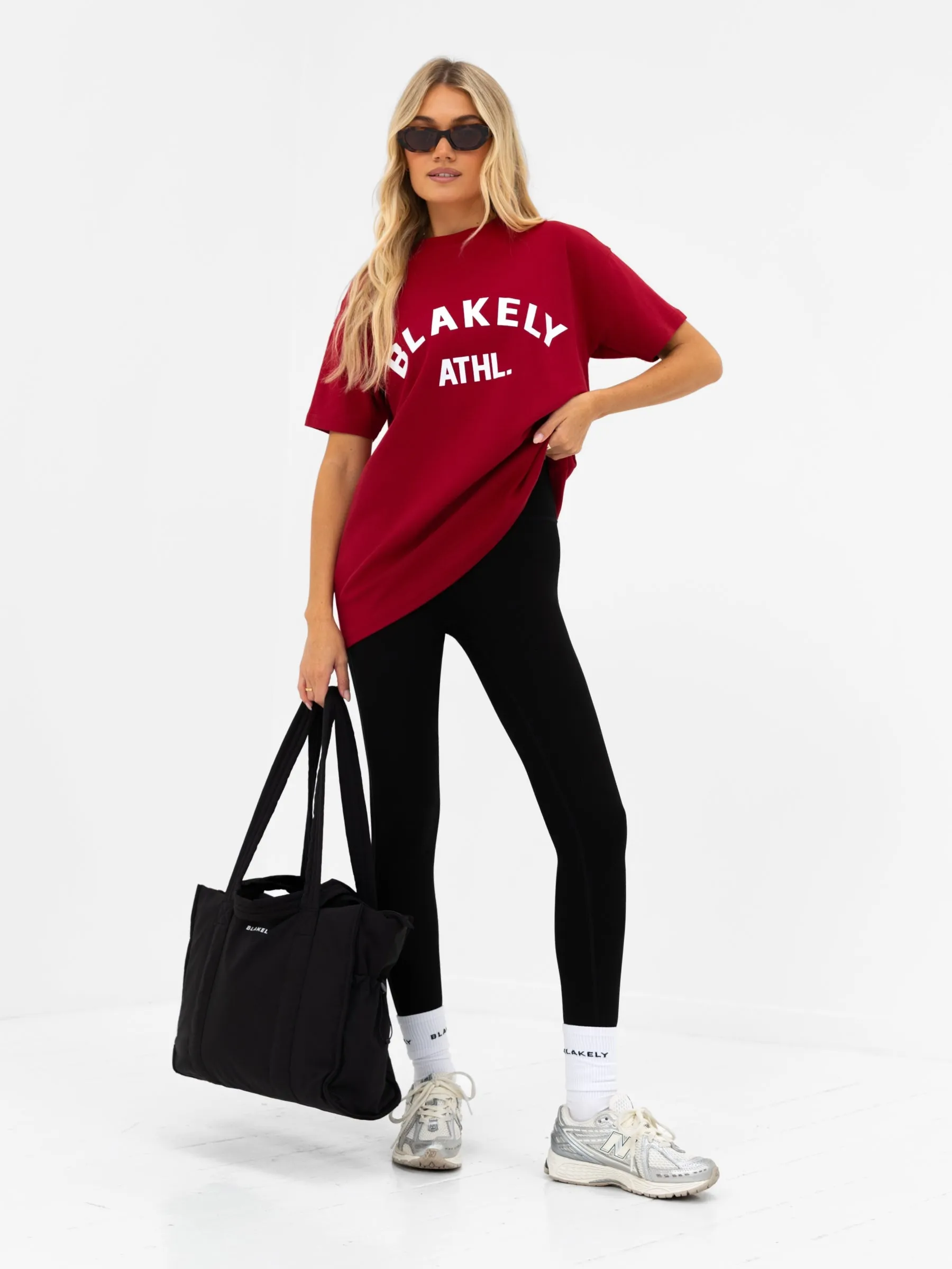 Joah Oversized T-Shirt - Cherry Red sold by Blakely product image thumbnail 3